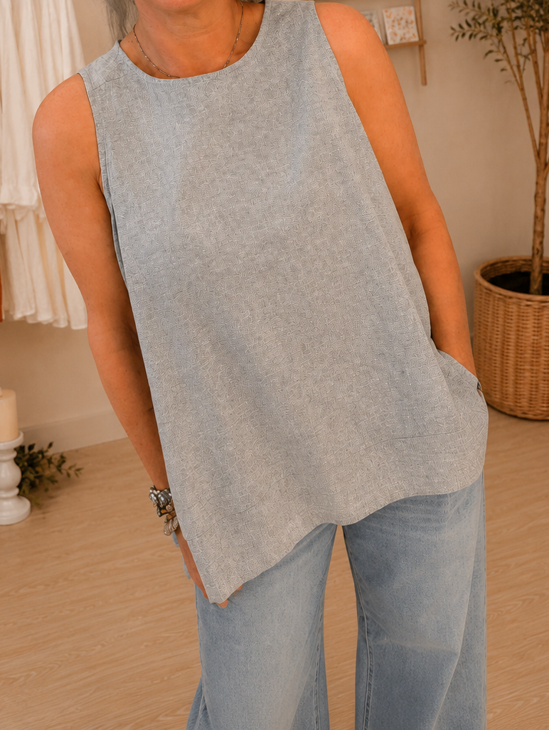 Chiara Linen Mix Vest