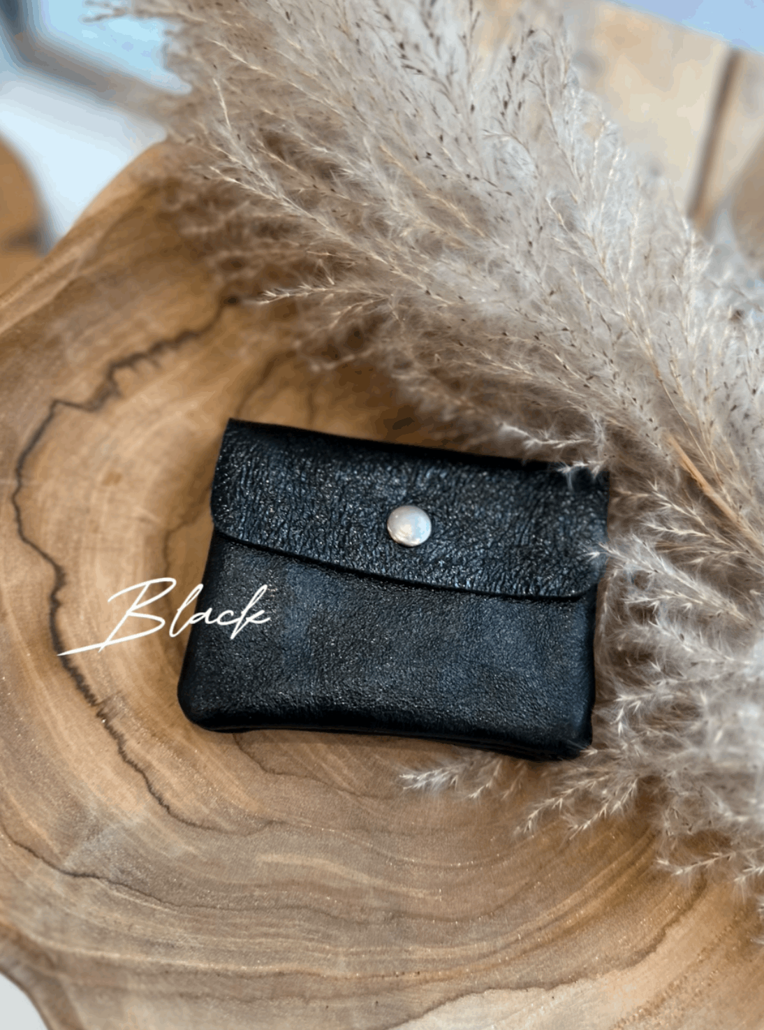 Metallic Mini Leather Coin Purse