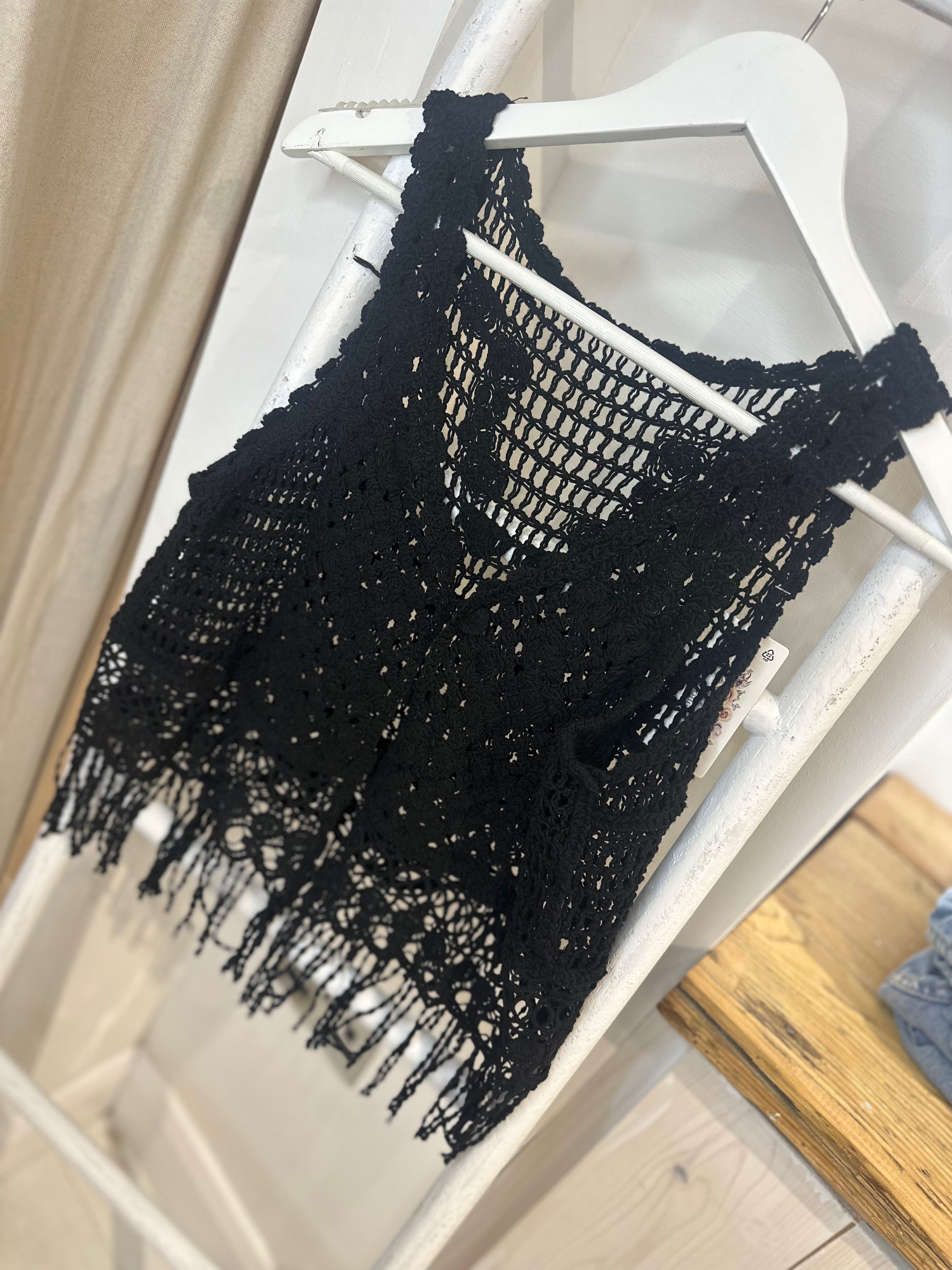 Imani Crochet Waistcoat