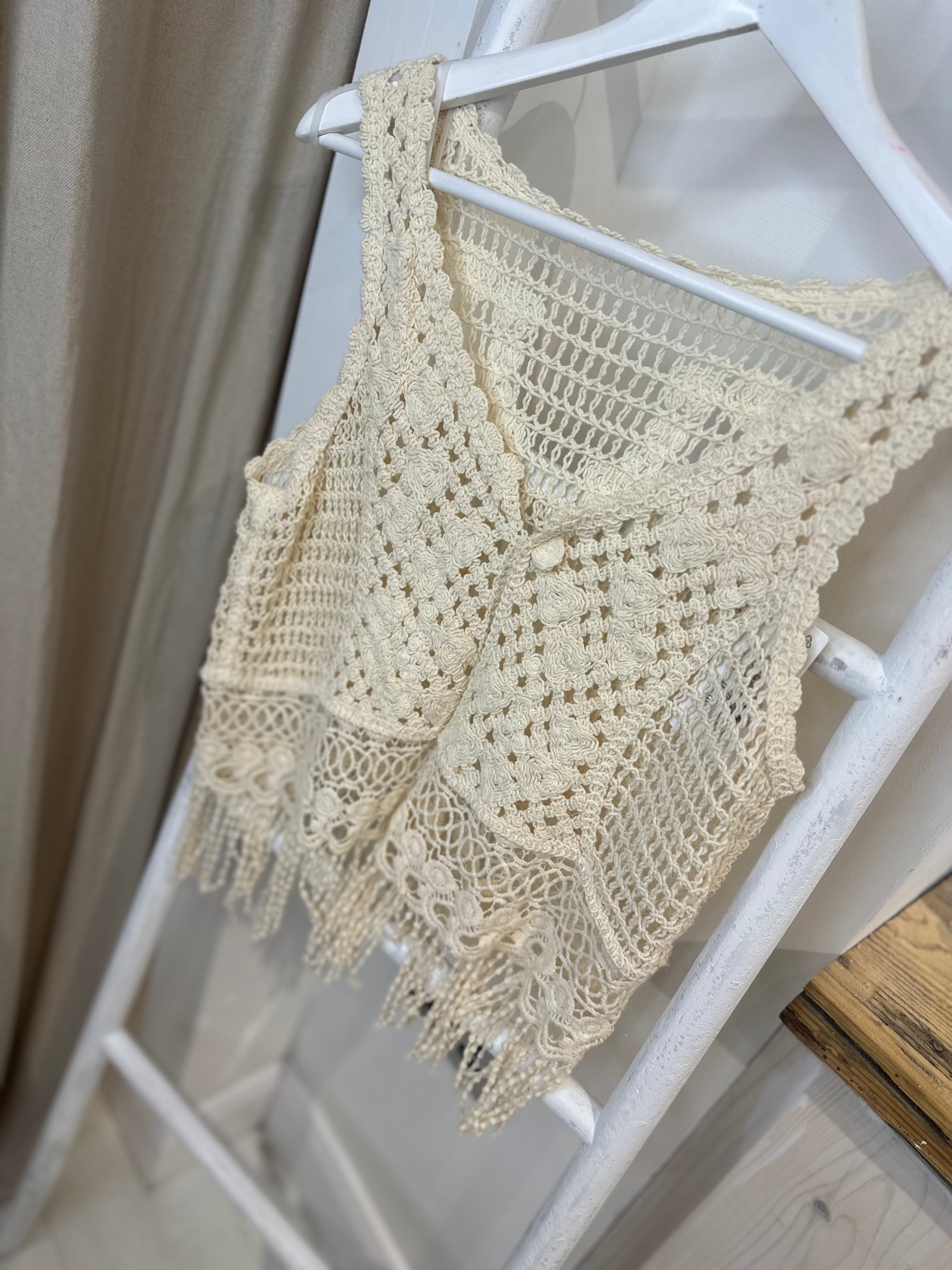 Imani Crochet Waistcoat