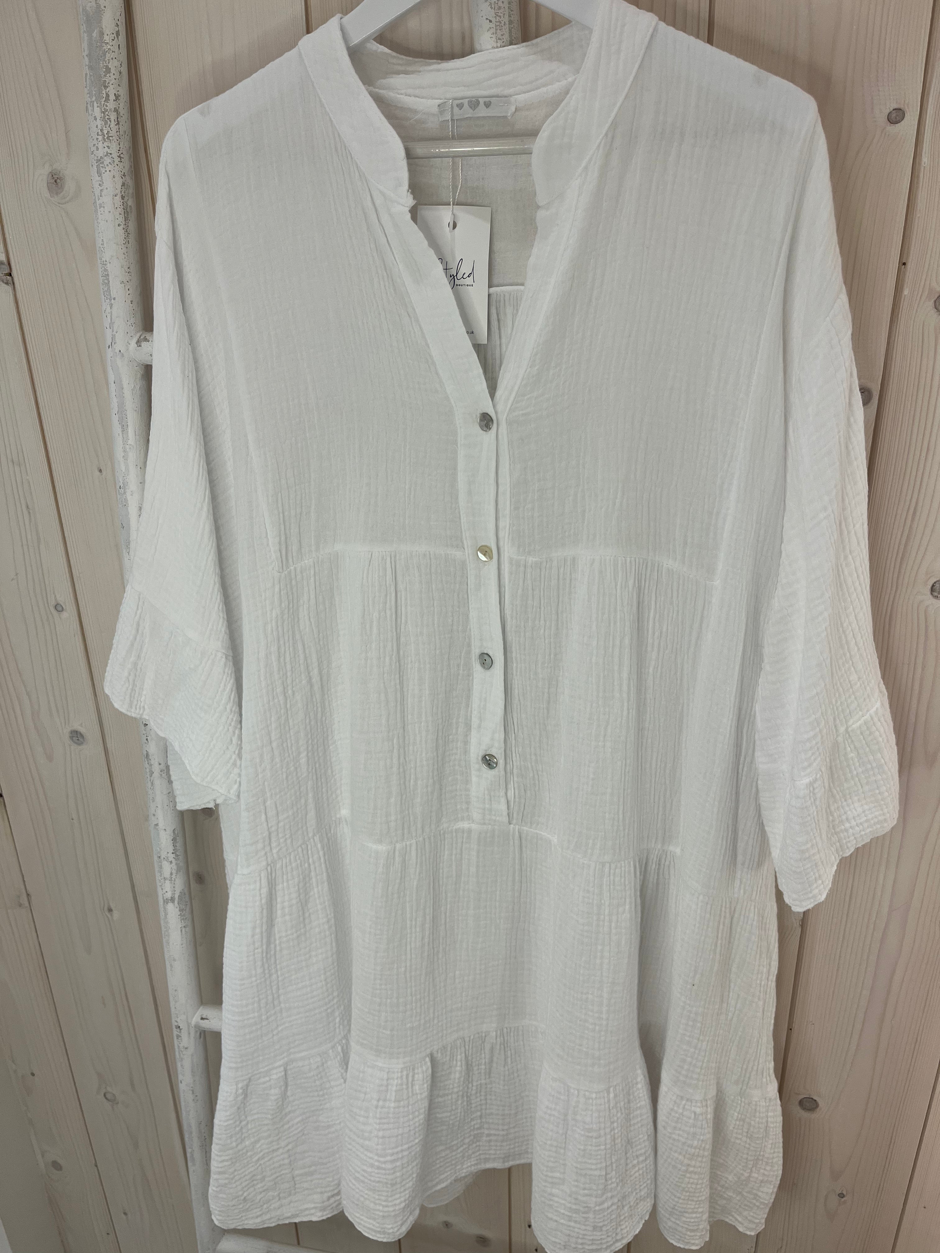 Cora Cheesecloth smock