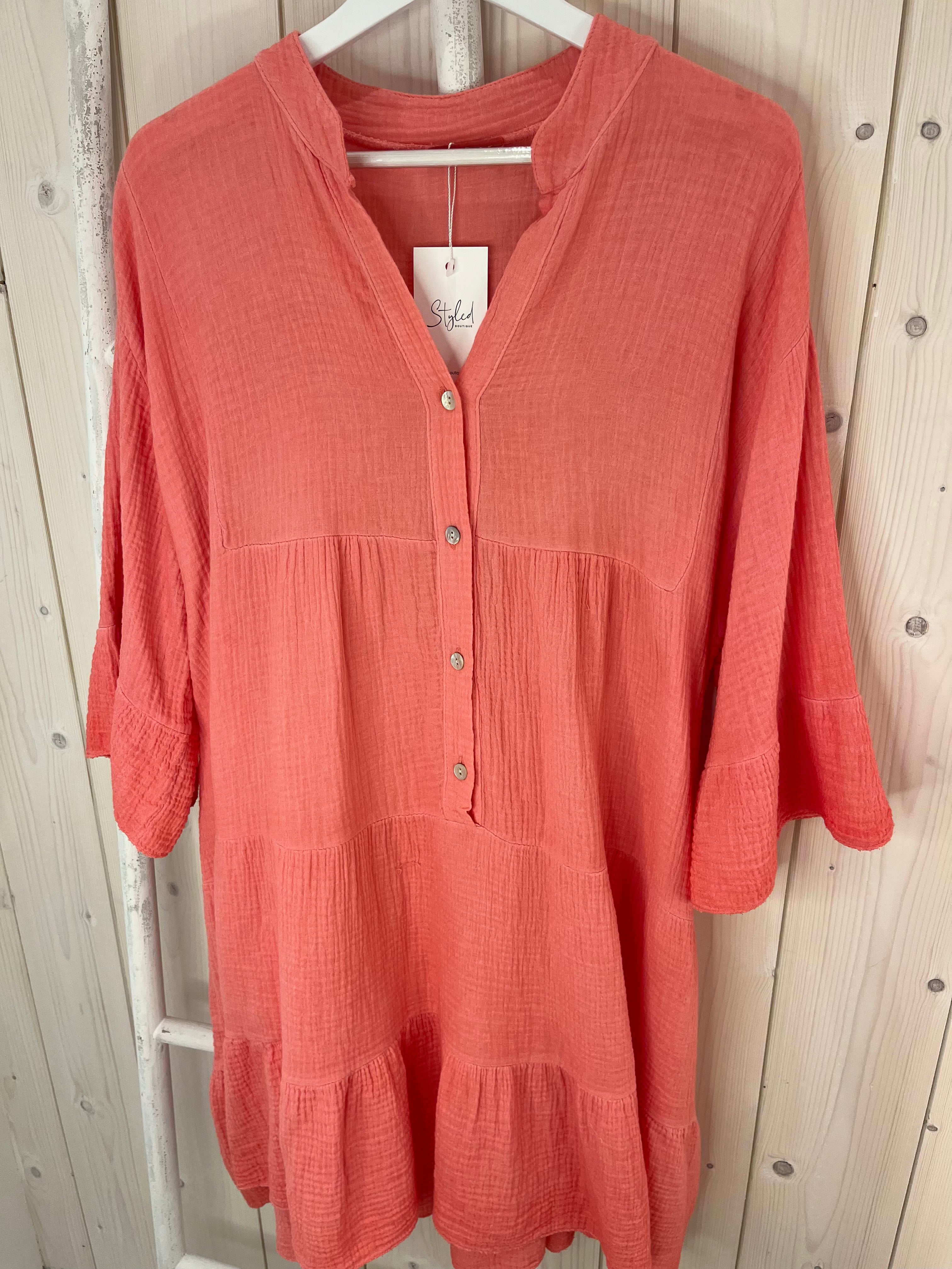 Cora Cheesecloth smock