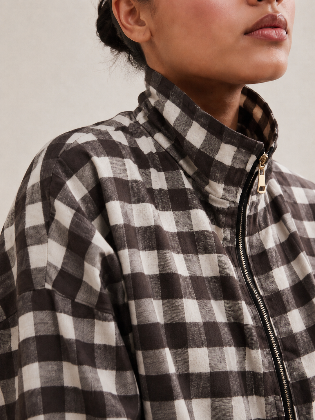 Jackie Checkered Bomber