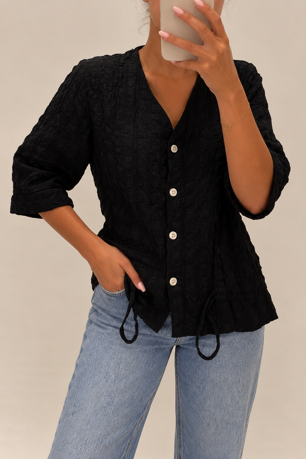 Pamela Textured Cardi