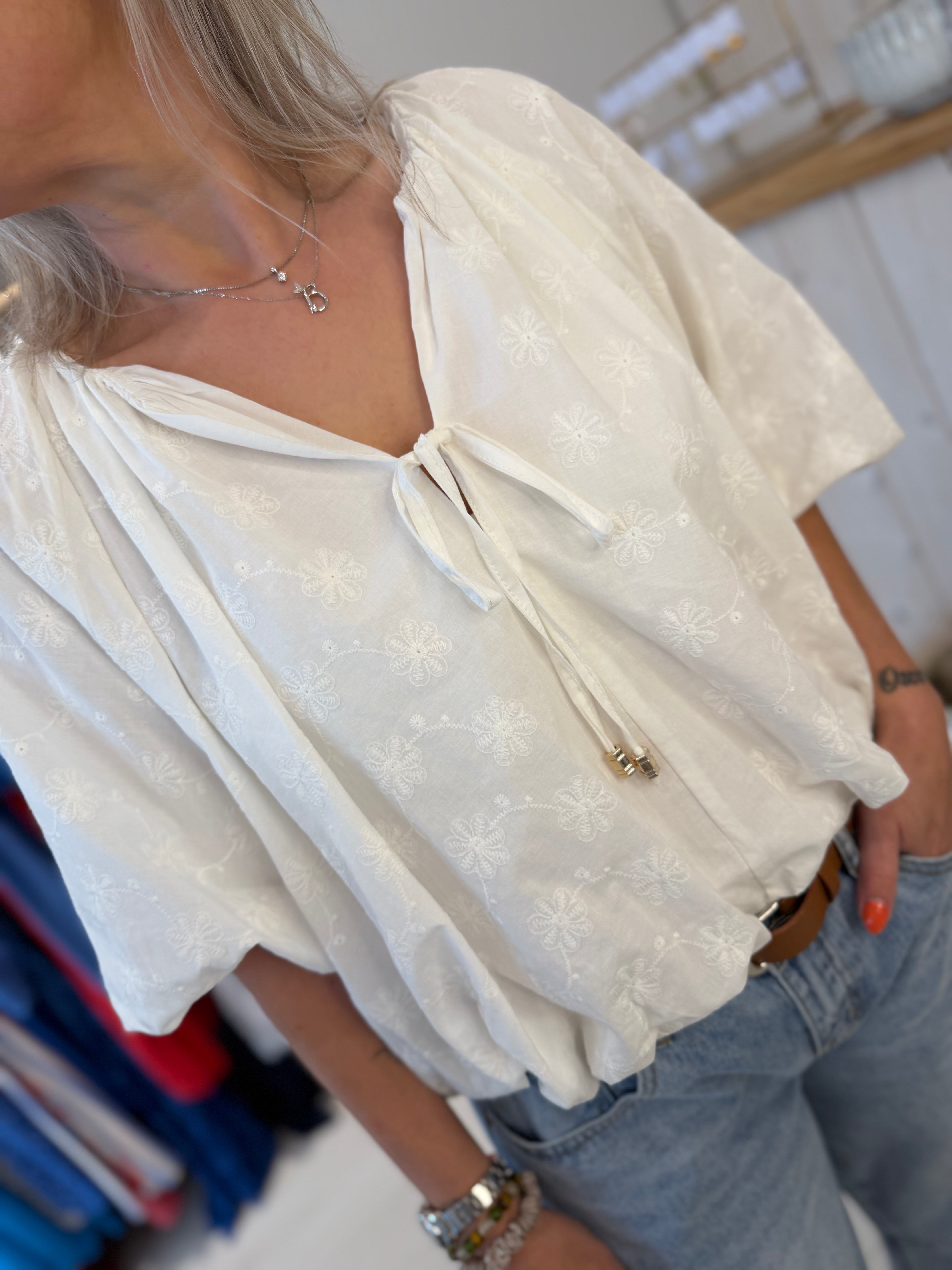 Talia Embroidered Blouse