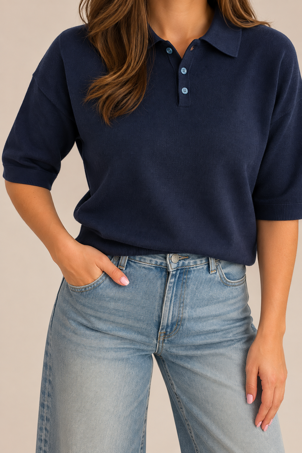 Paddy Polo Neck Knit