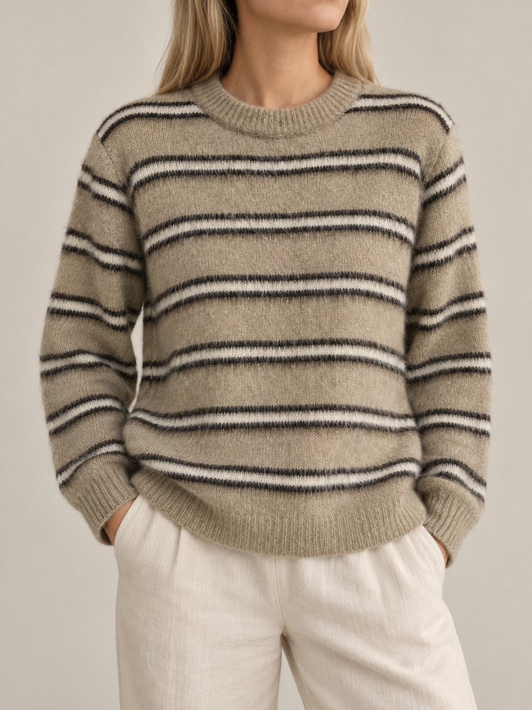 Azra Striped Knit