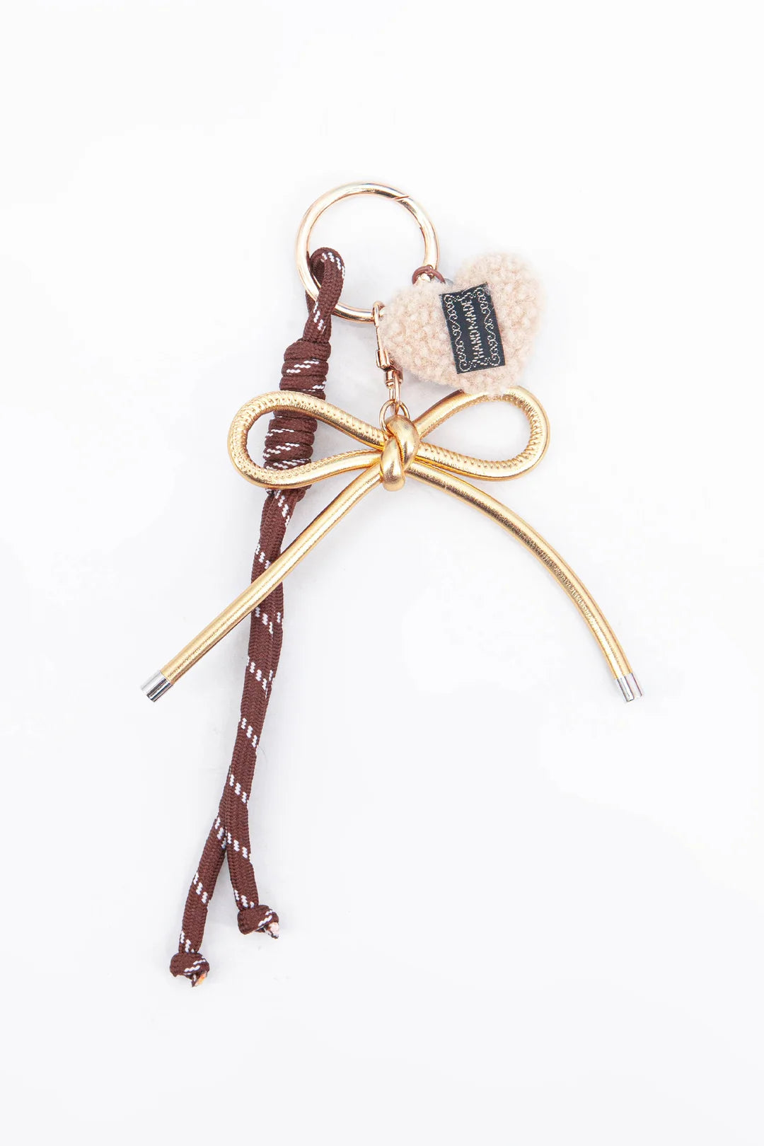 Tartan Heart Bag Charm