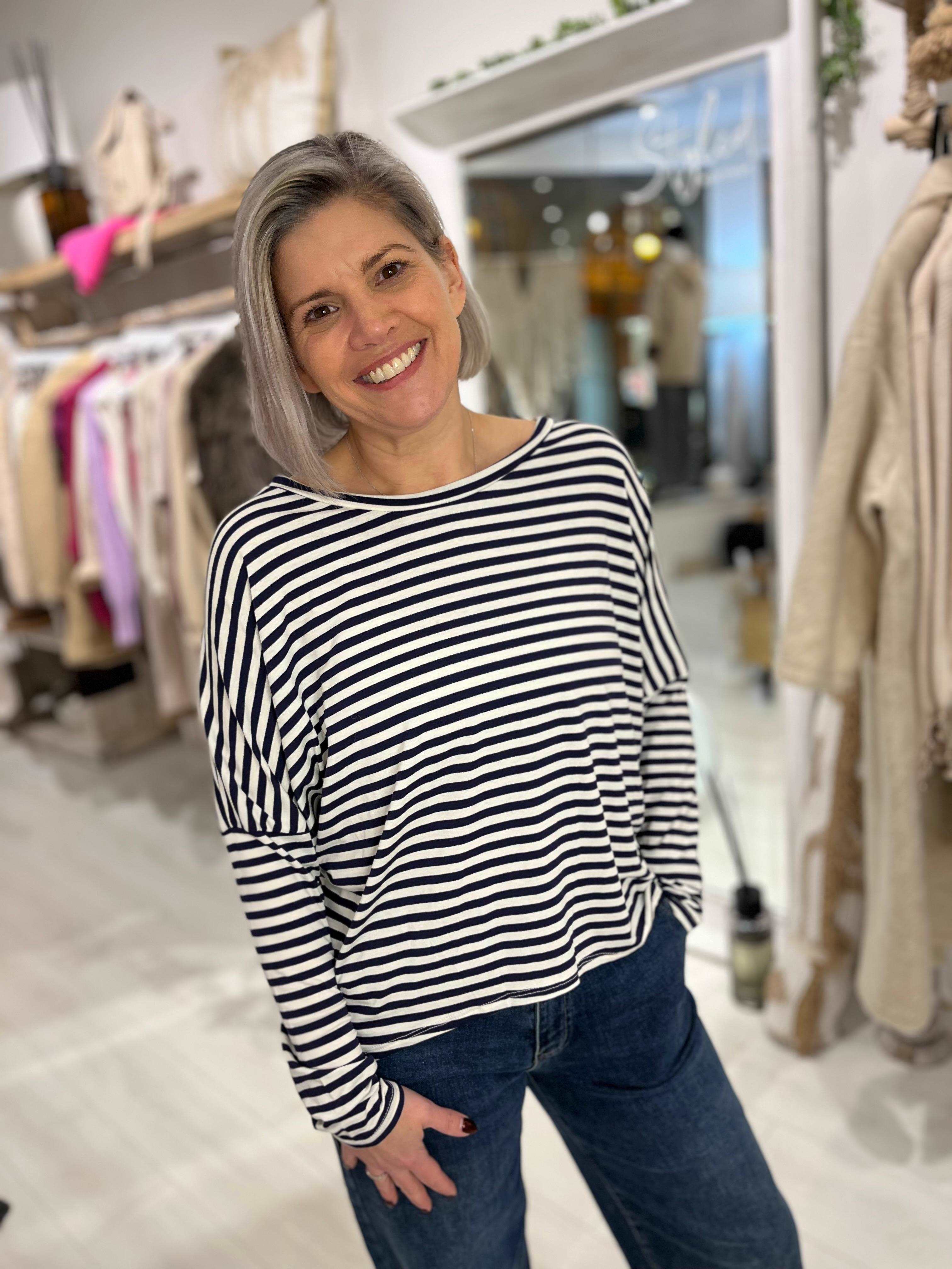 Simone Striped Top