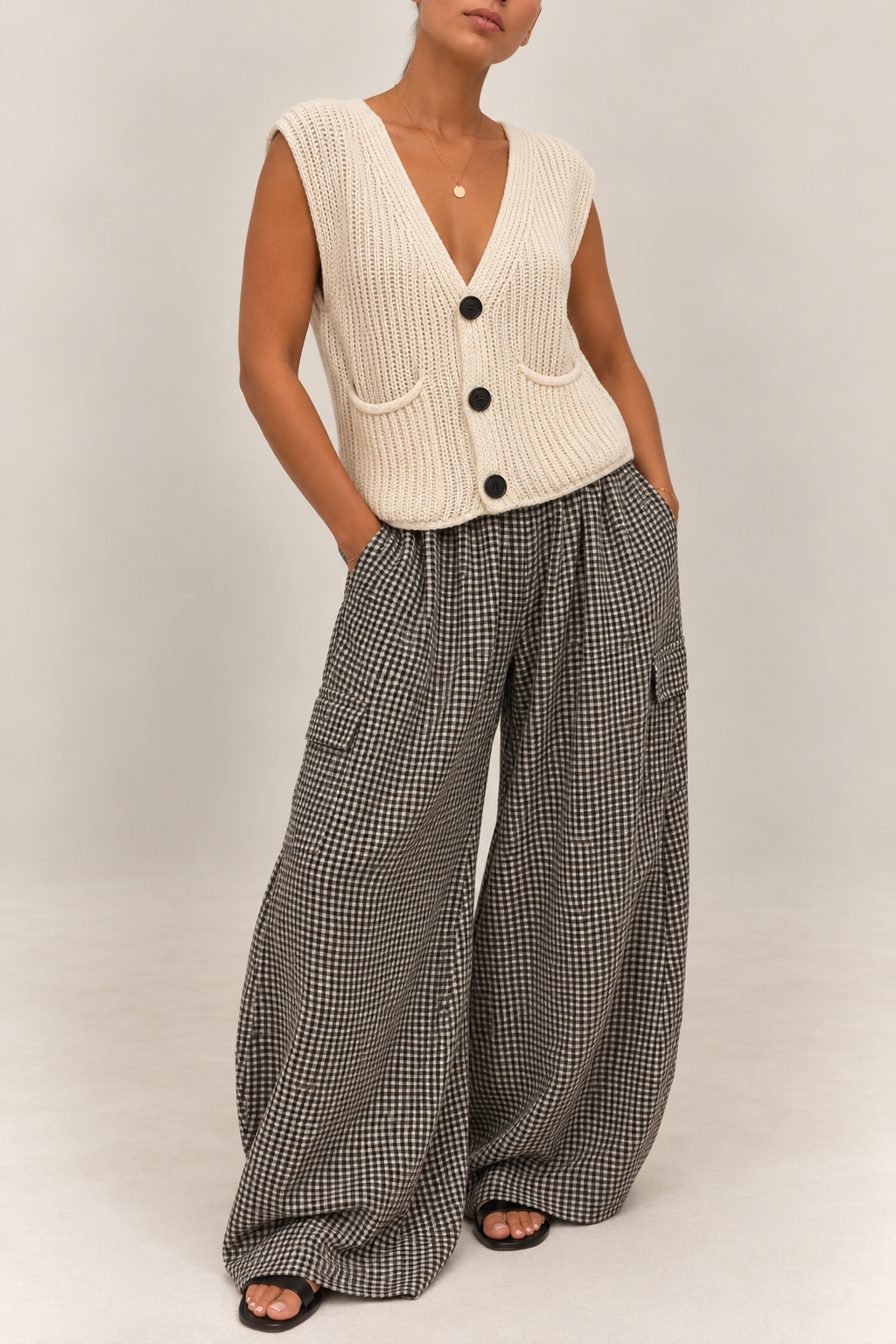 Liora Woven Waistcoat