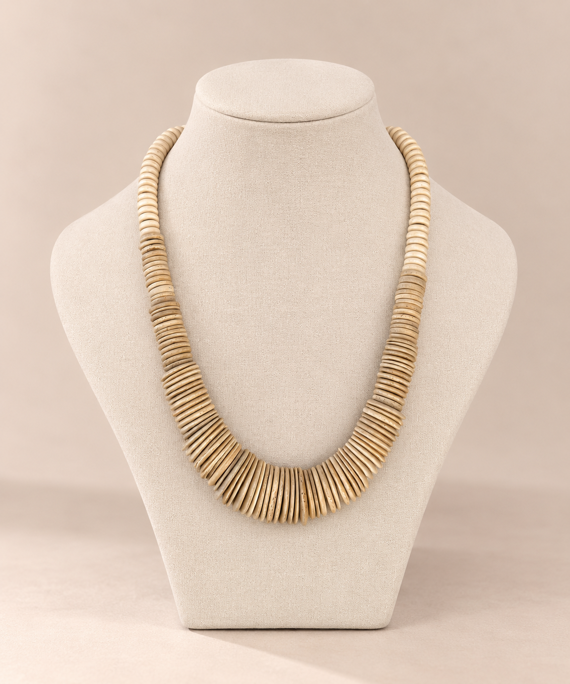 Wooden Disc Necklace