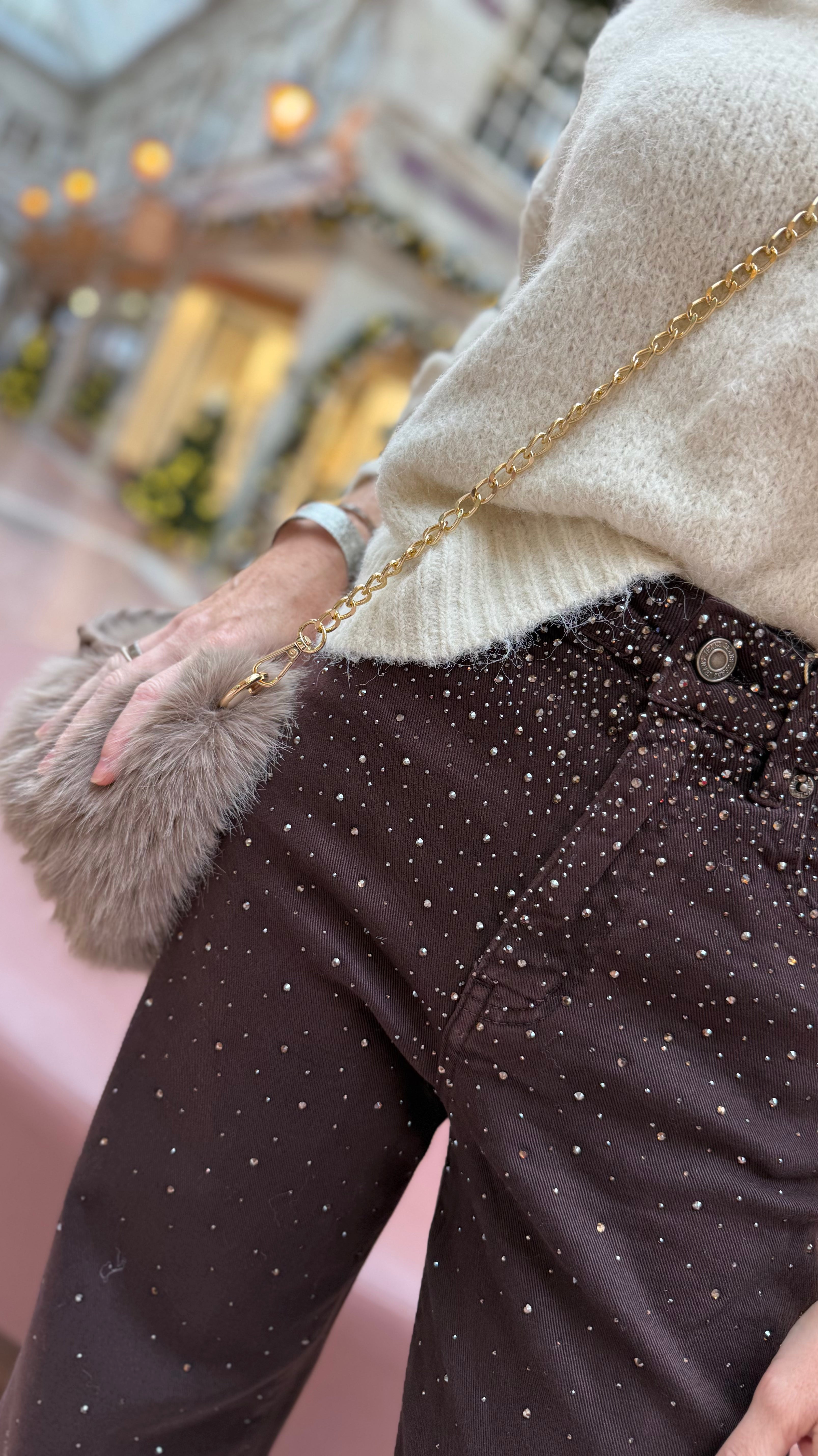 Myra Diamond Dad Fit Jeans