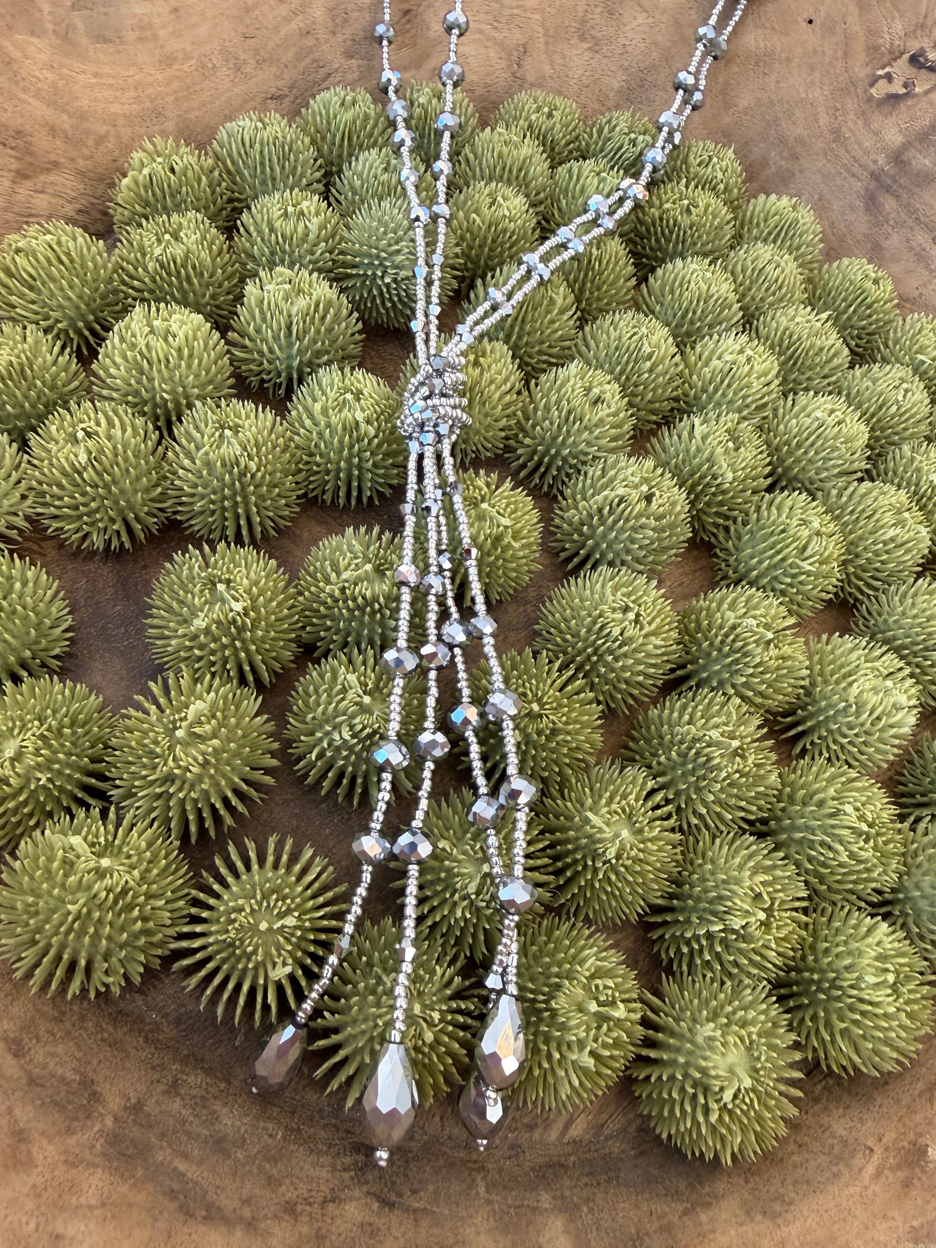 Knotted Bead Necklace