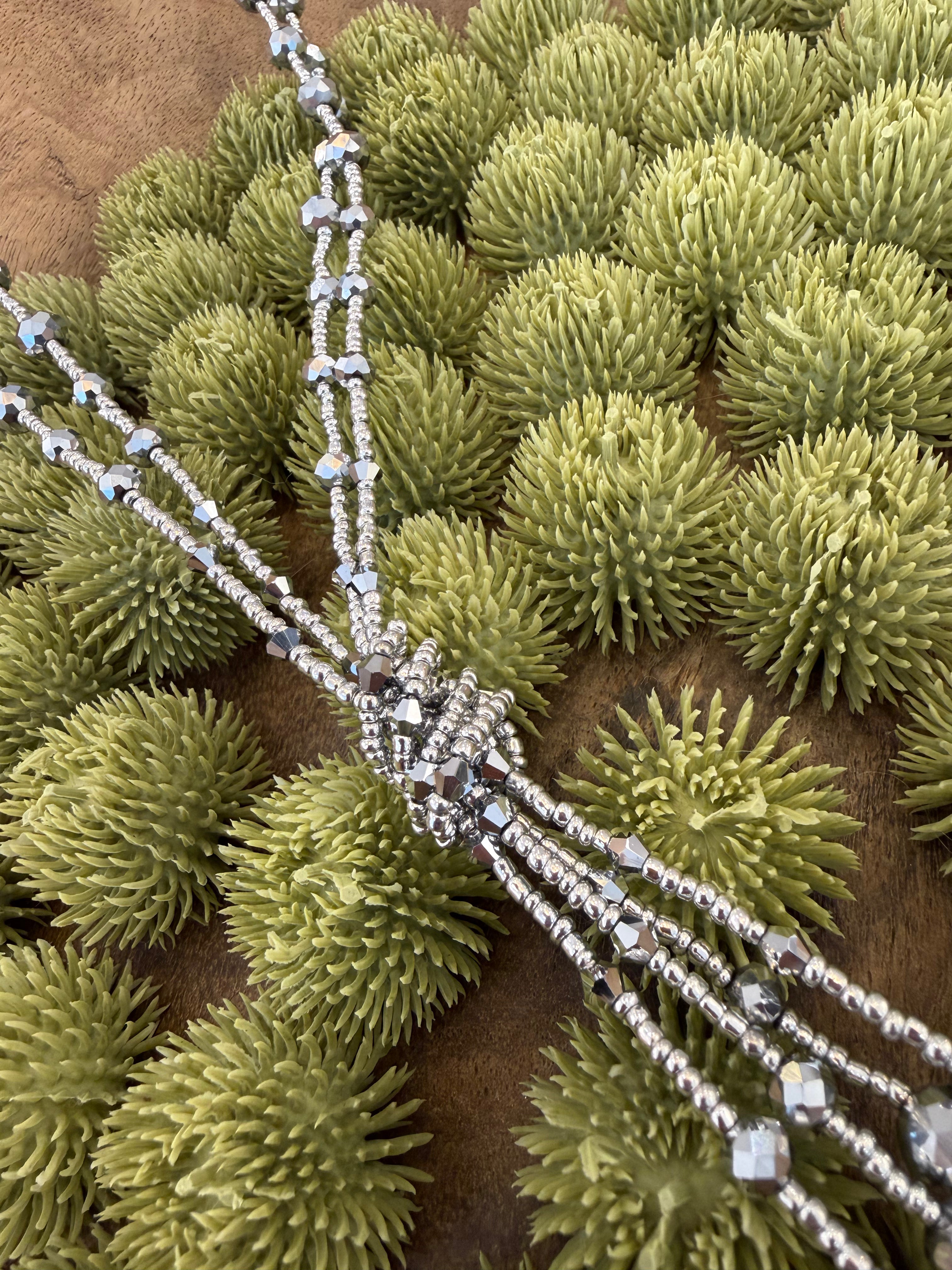 Knotted Bead Necklace