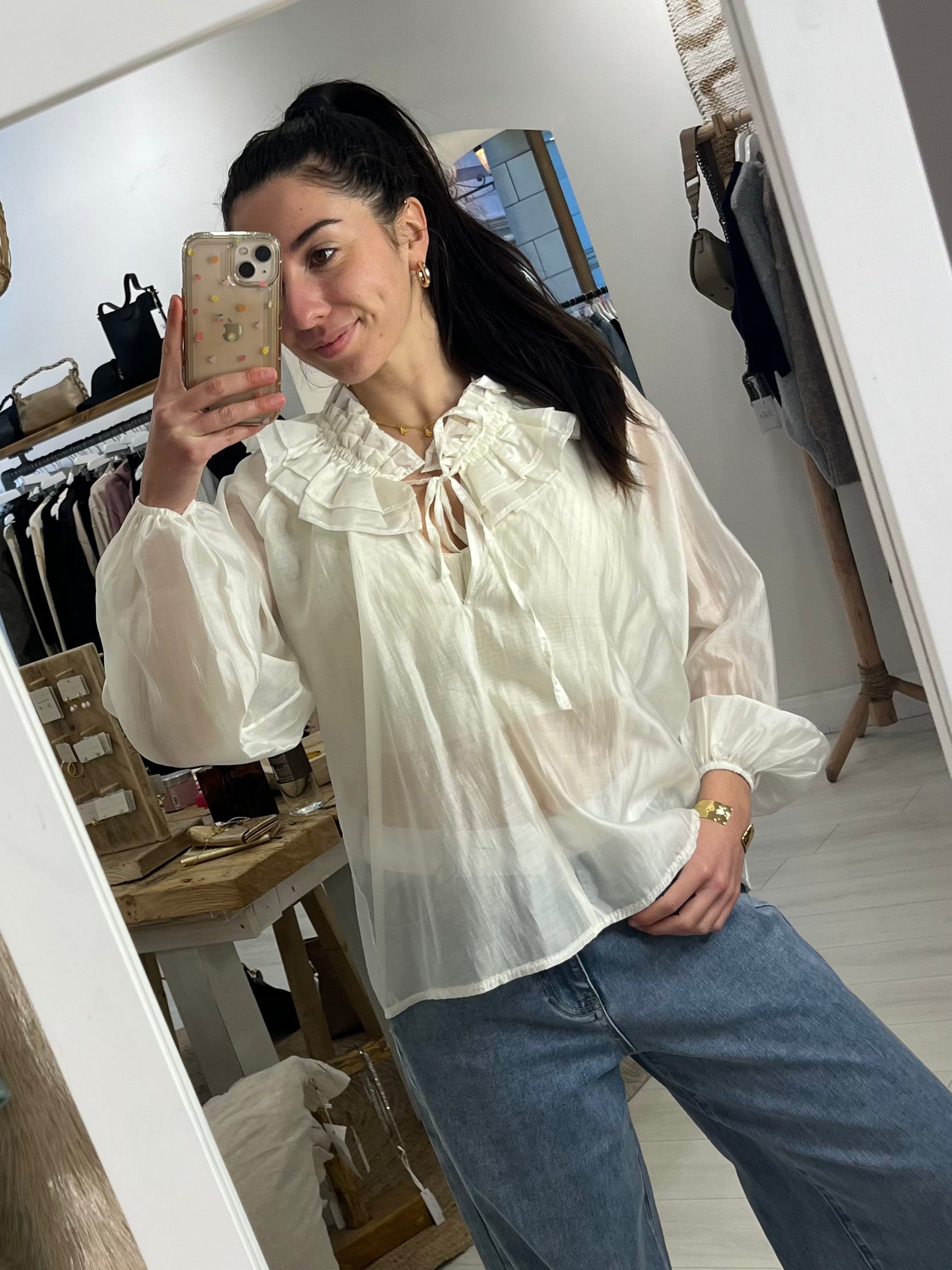 Pollyanna Frill Blouse