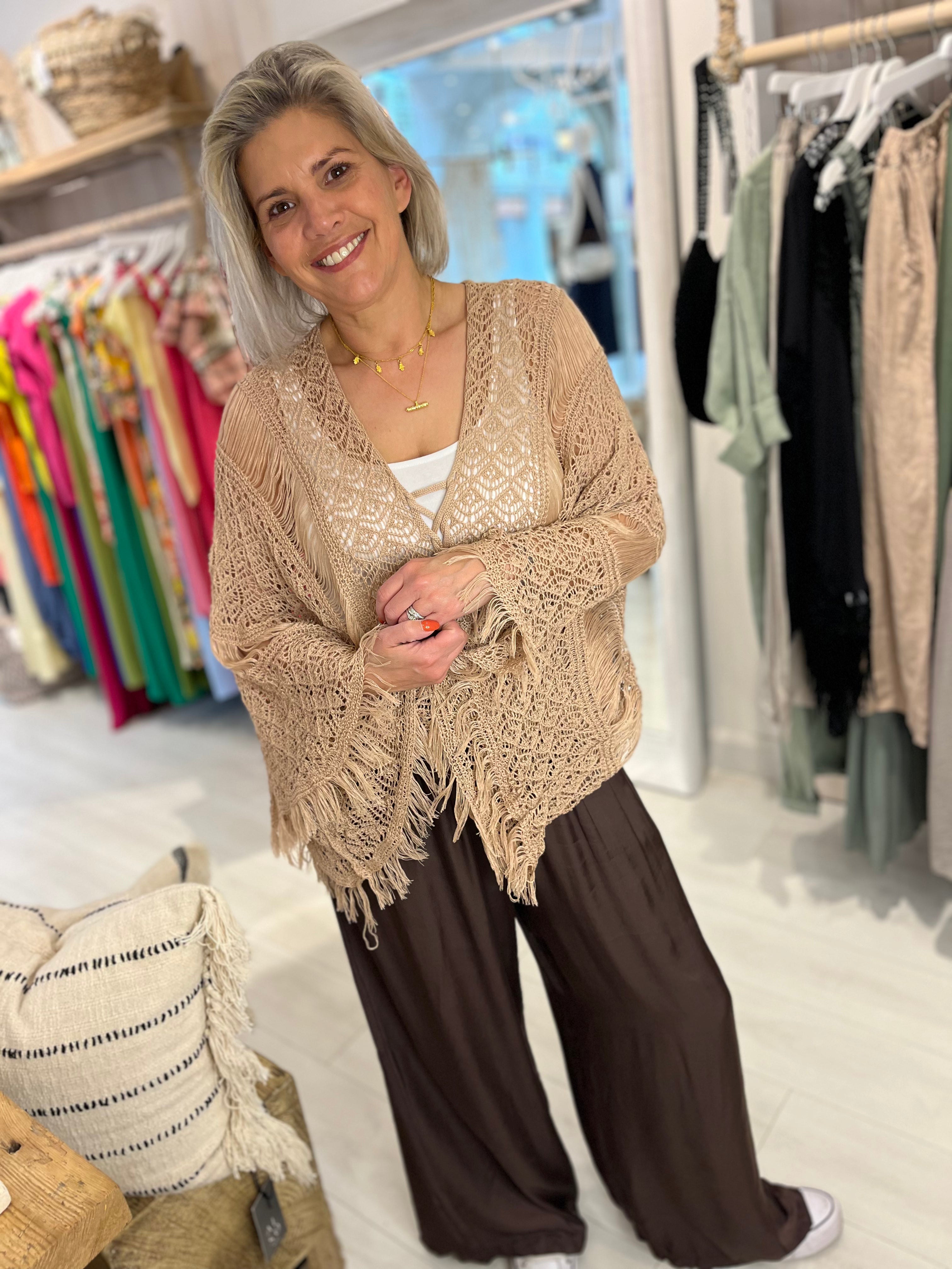 Asana Crochet Cardigan