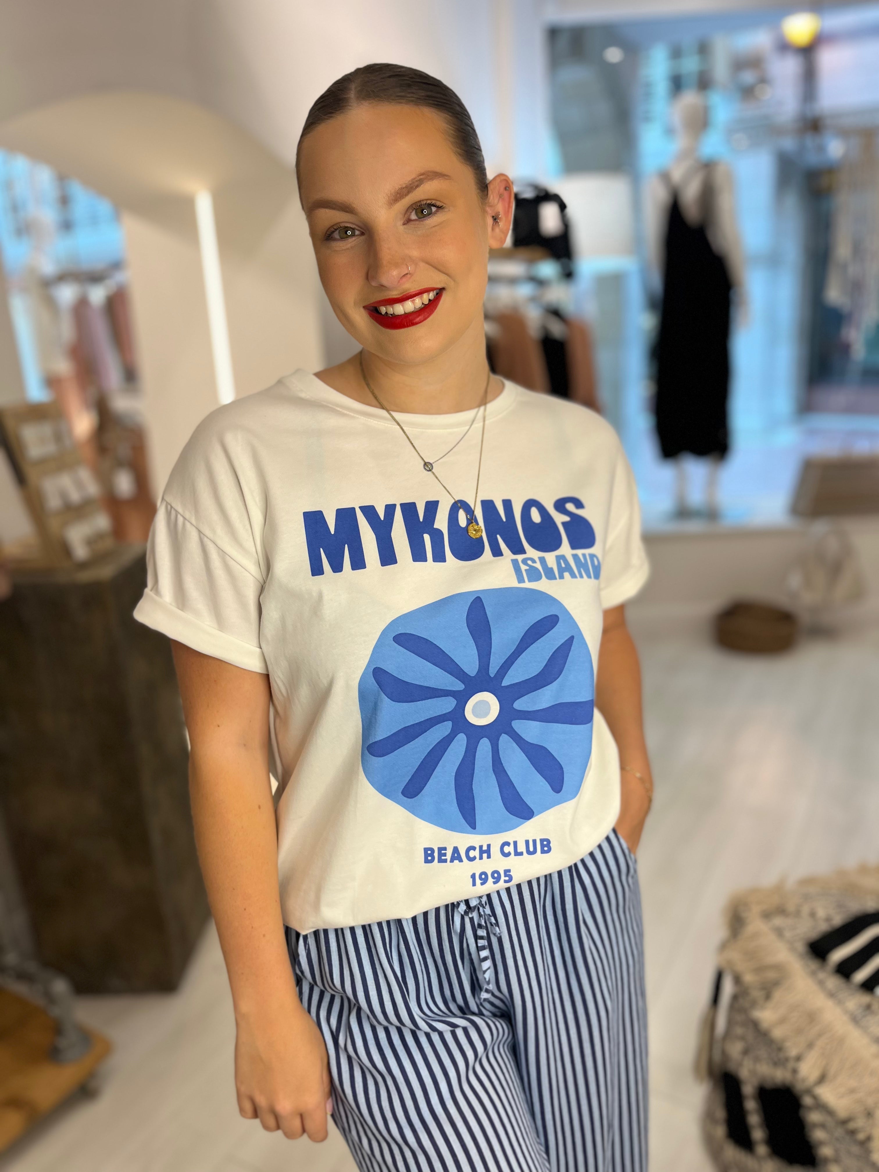 Mykonos Graphic Tee