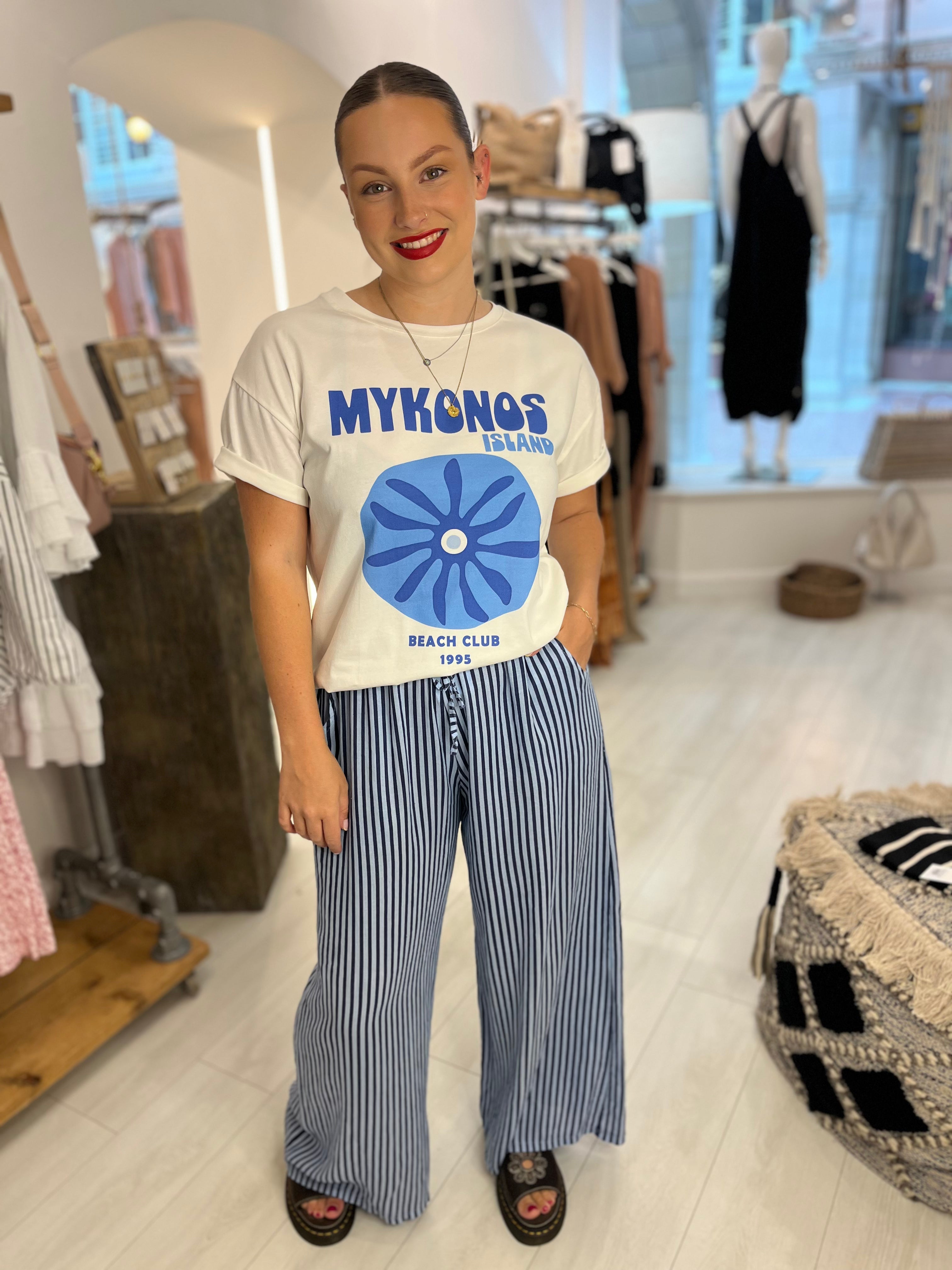 Mykonos Graphic Tee