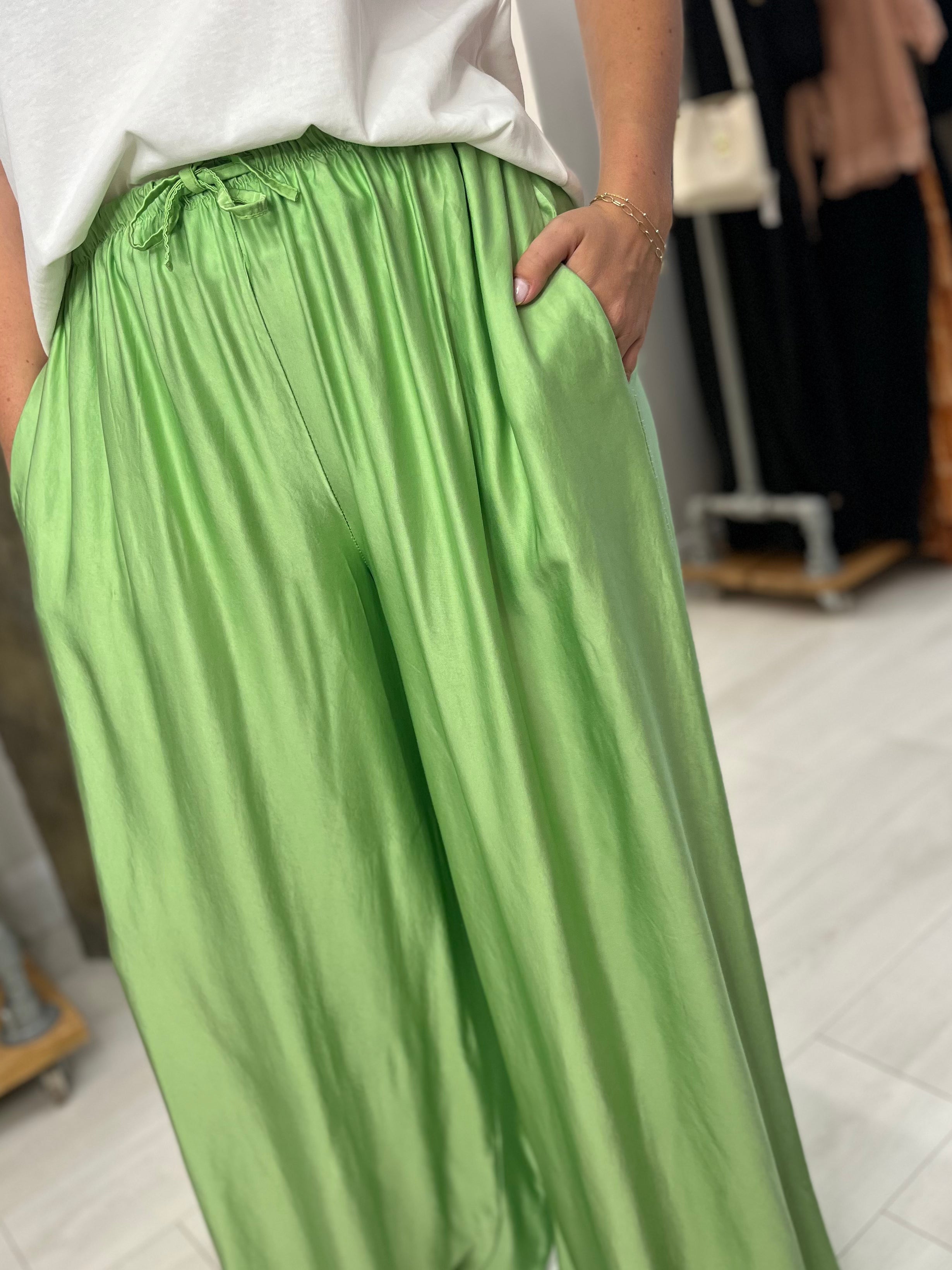 Iliana Silk Blend Trousers