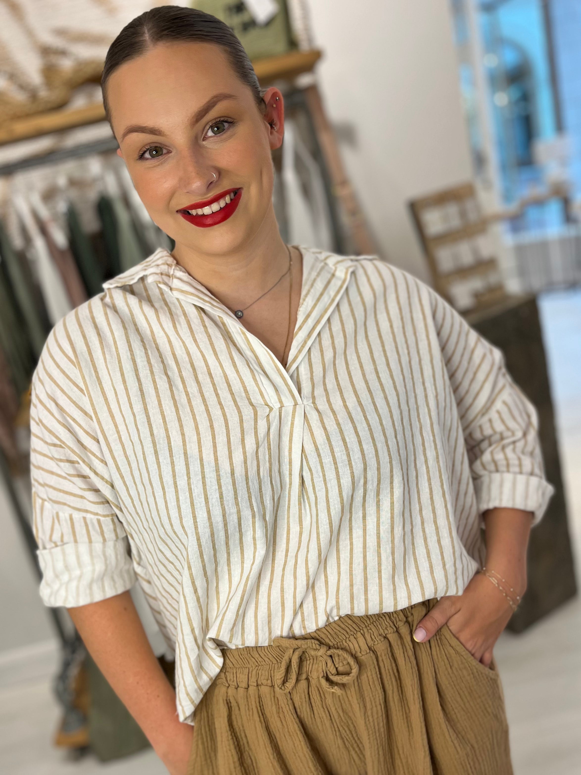 Gianna Striped Shirt