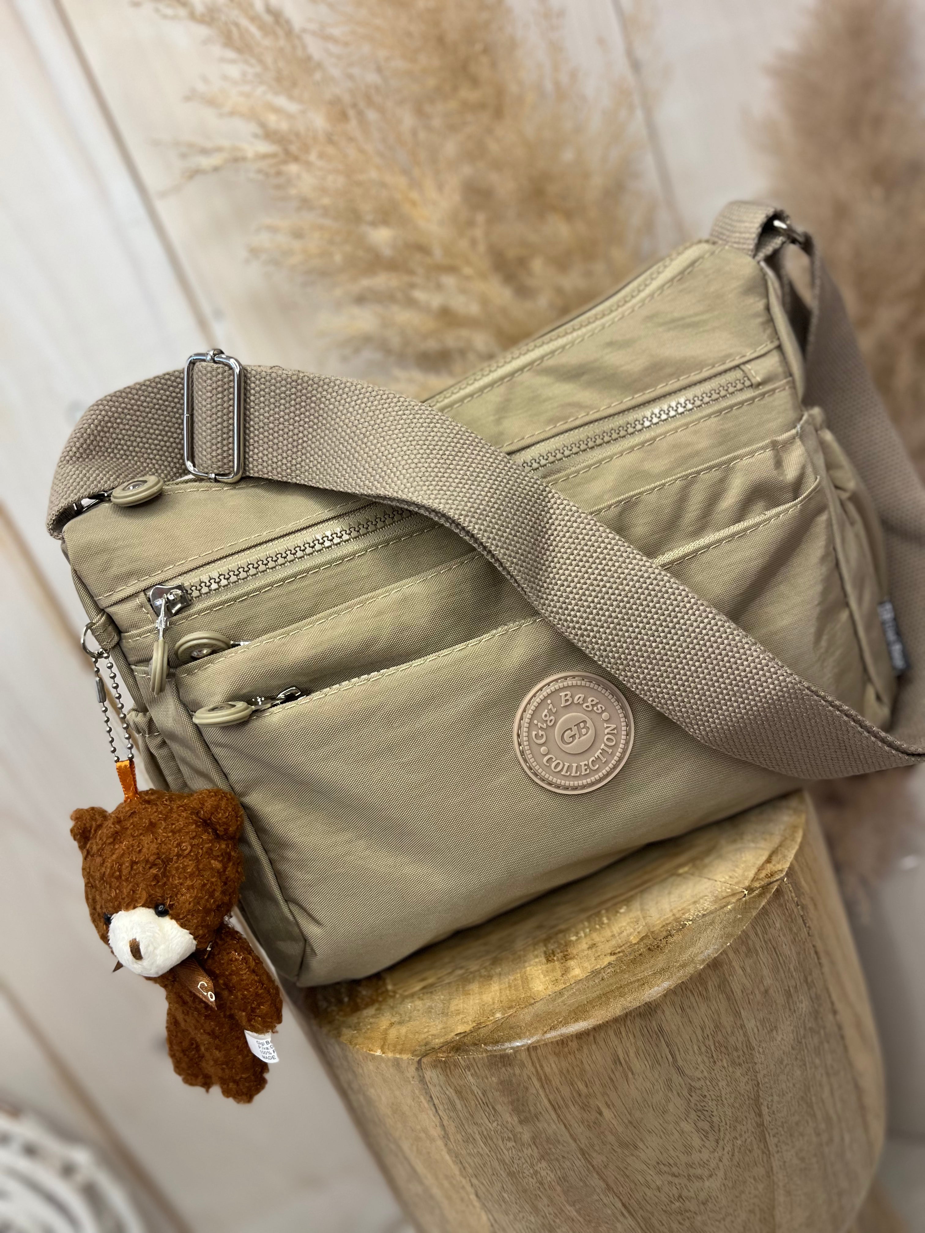 Medium Gigi Teddy Charm Bag