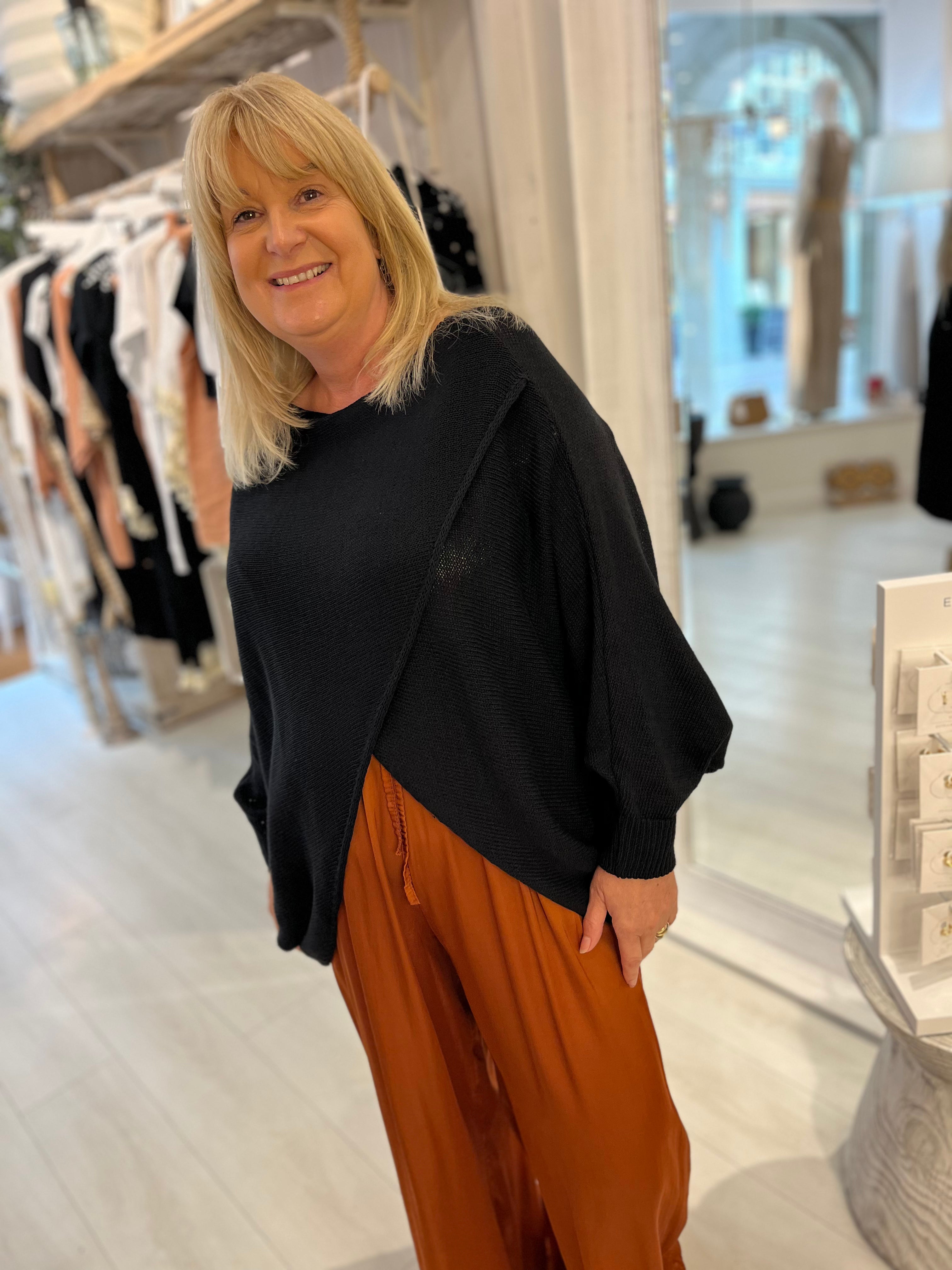 Ivy Satin Wide Leg Trouser