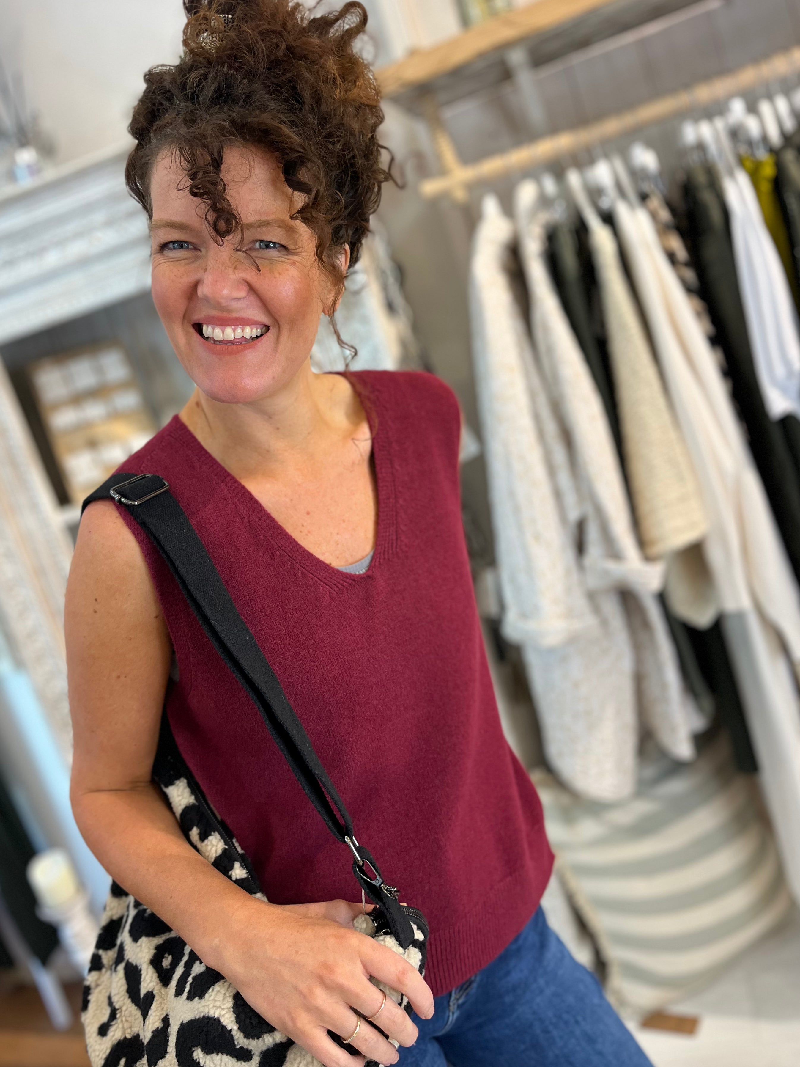 Luxe V-Neck Knit Tank