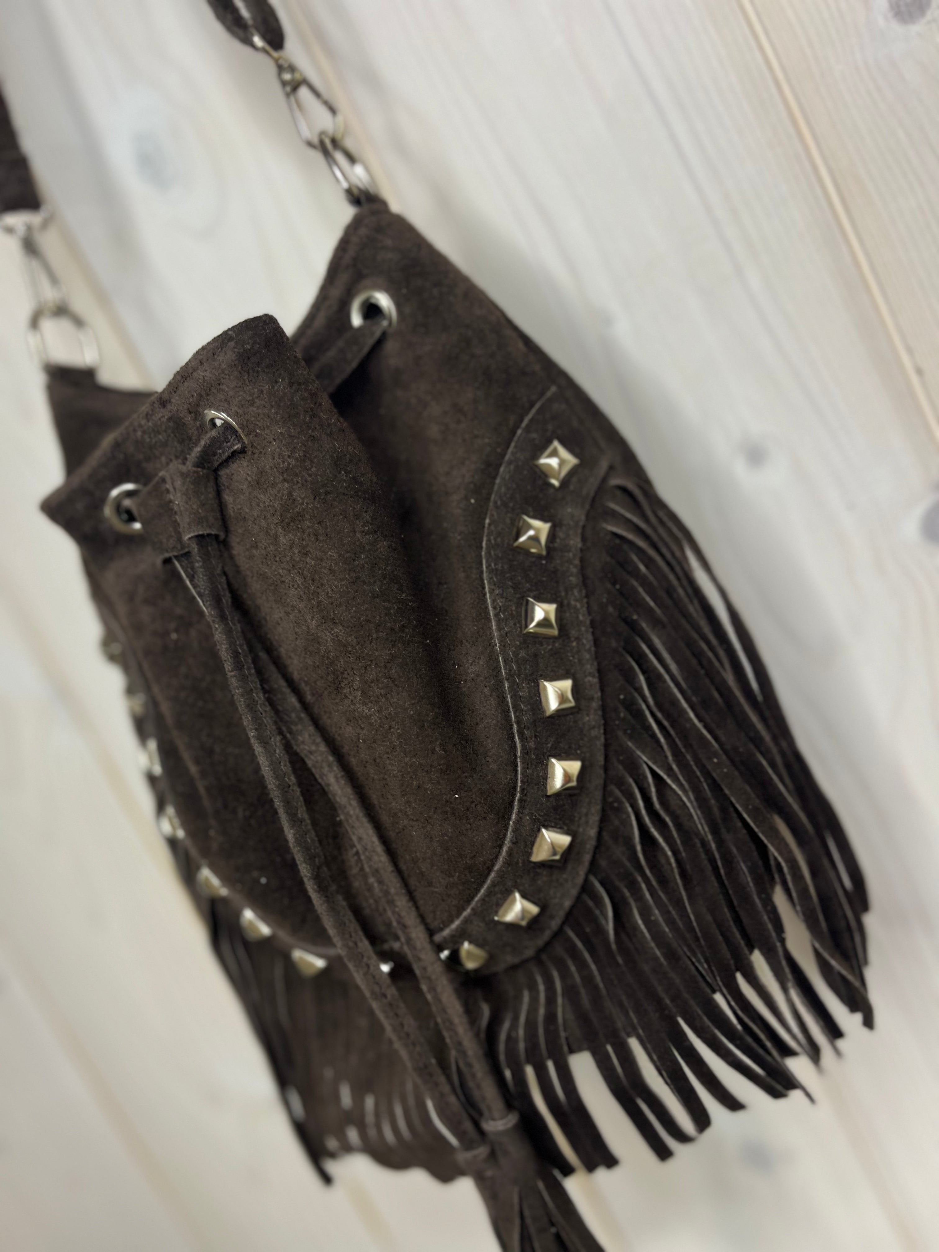 Arizona Suede Tassel Bag