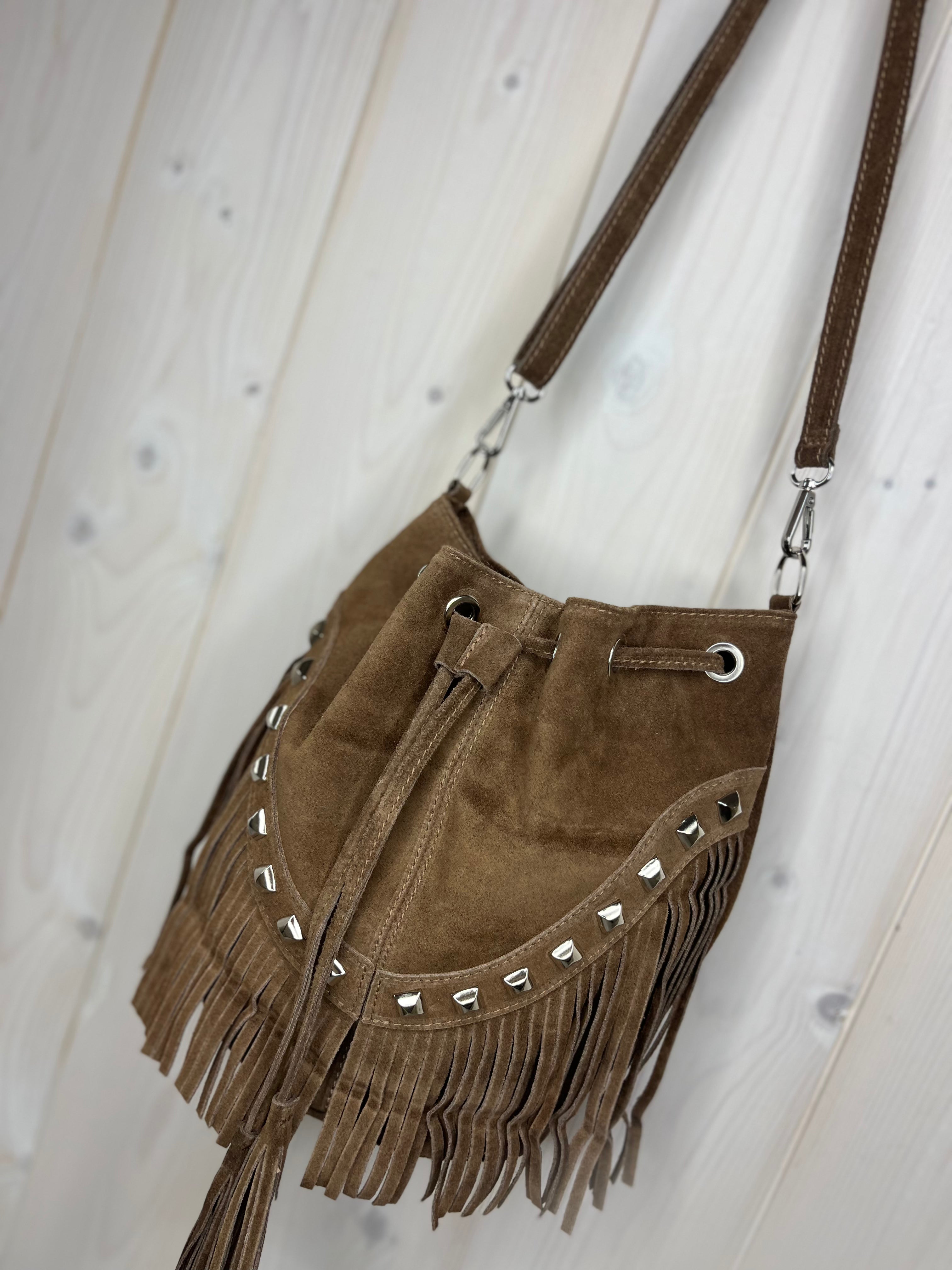 Arizona Suede Tassel Bag