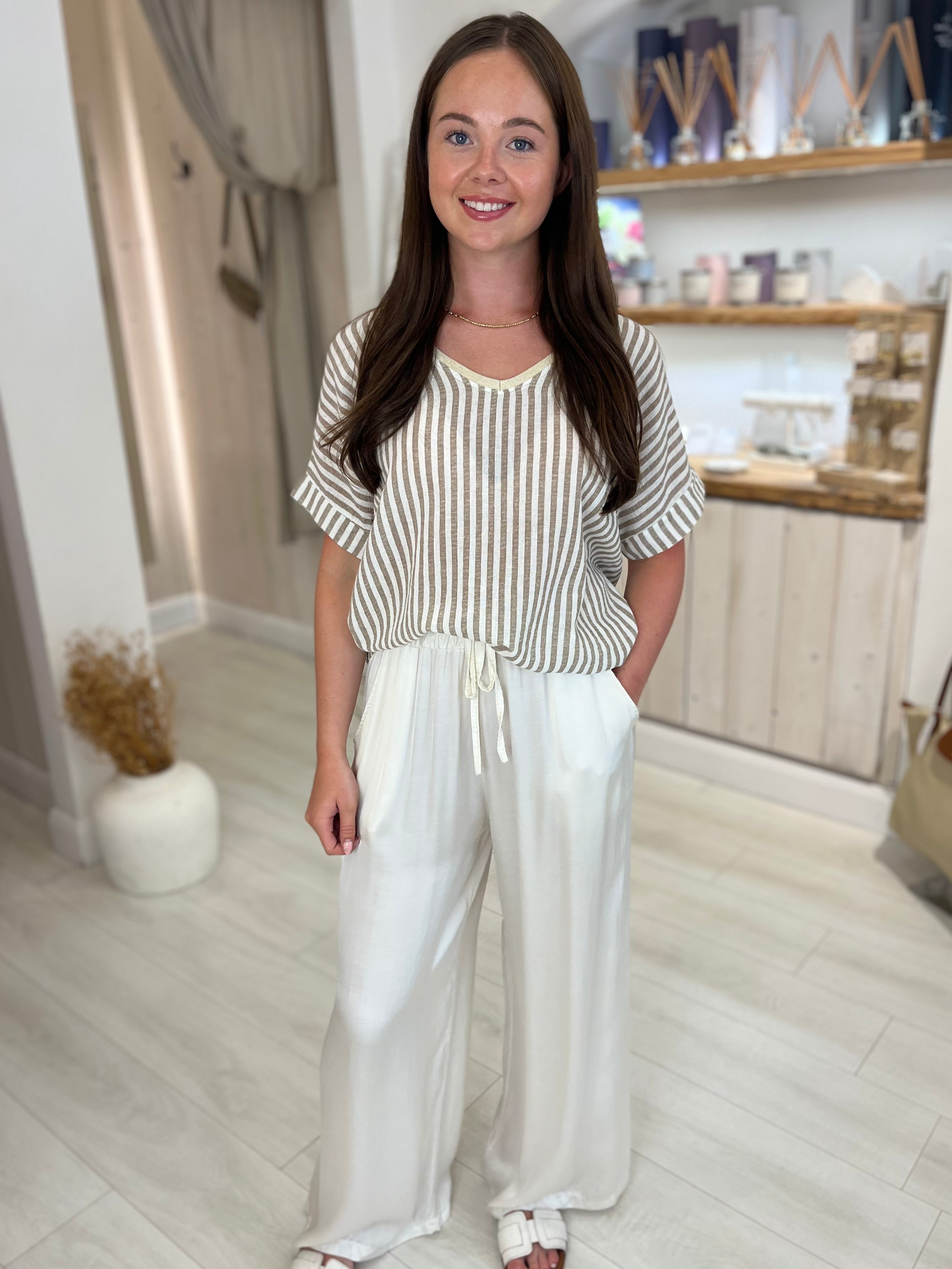 Samantha Striped Top