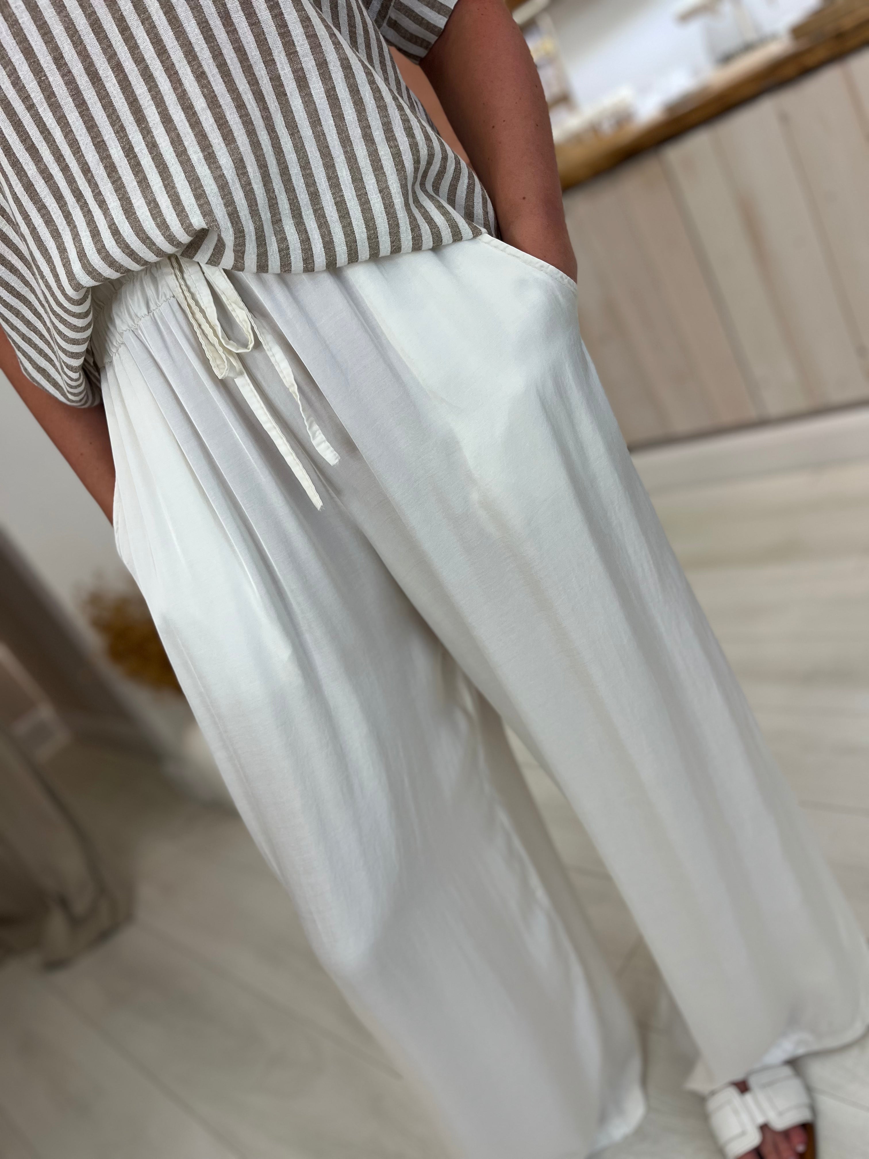 Ivy Satin Wide Leg Trouser