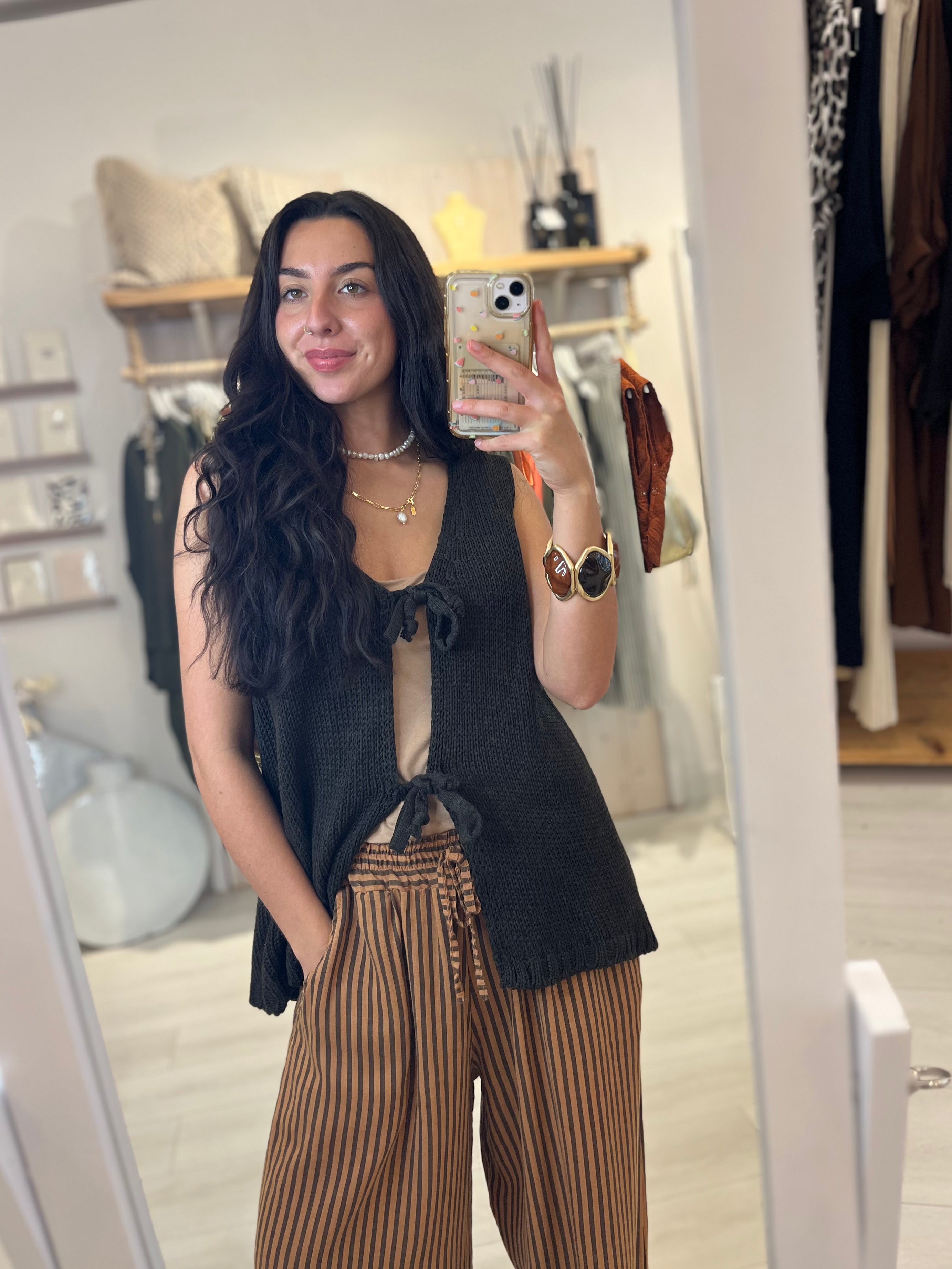 Thea Knitted Waistcoat