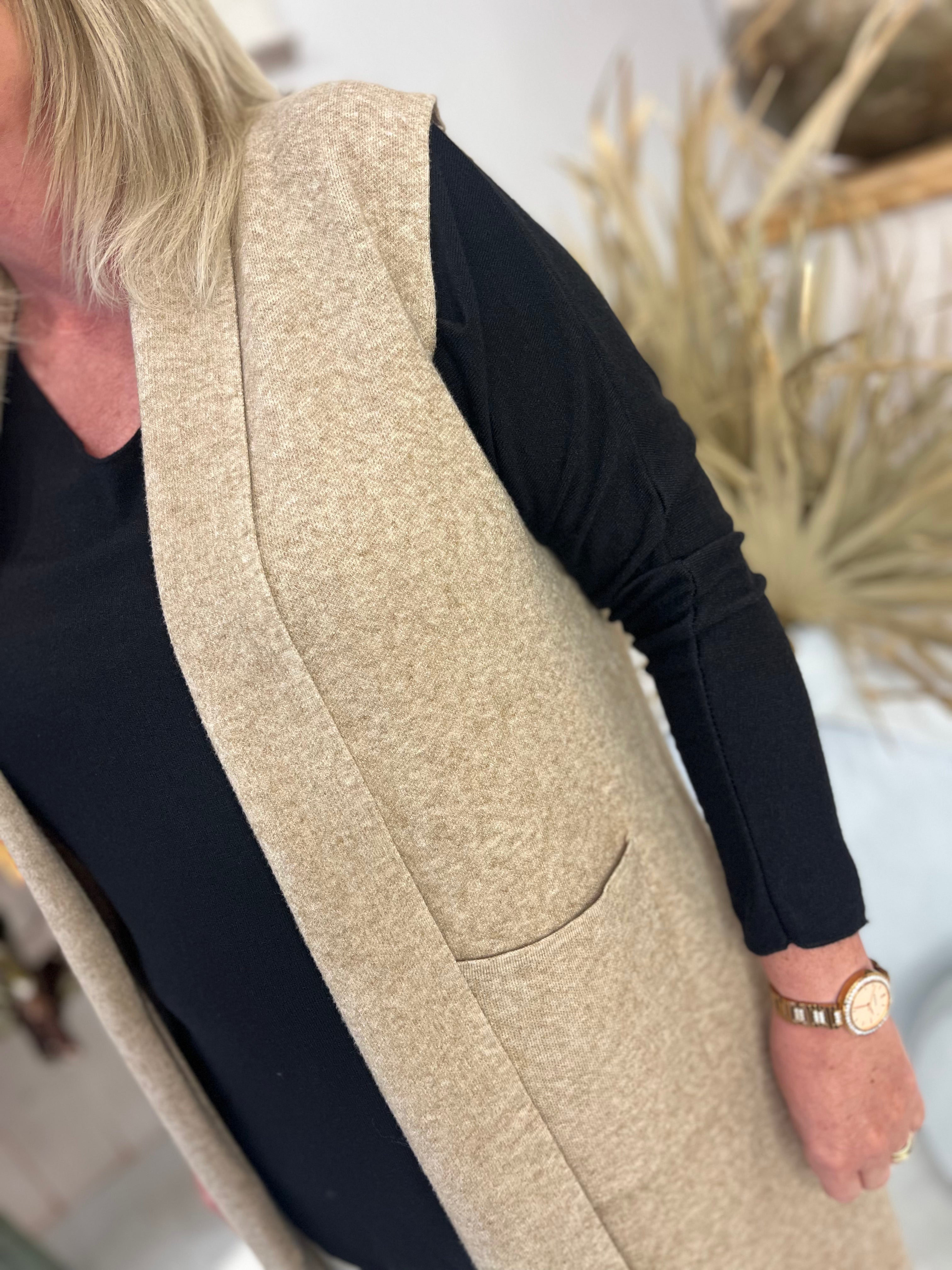 Josie Sleeveless Cardigan