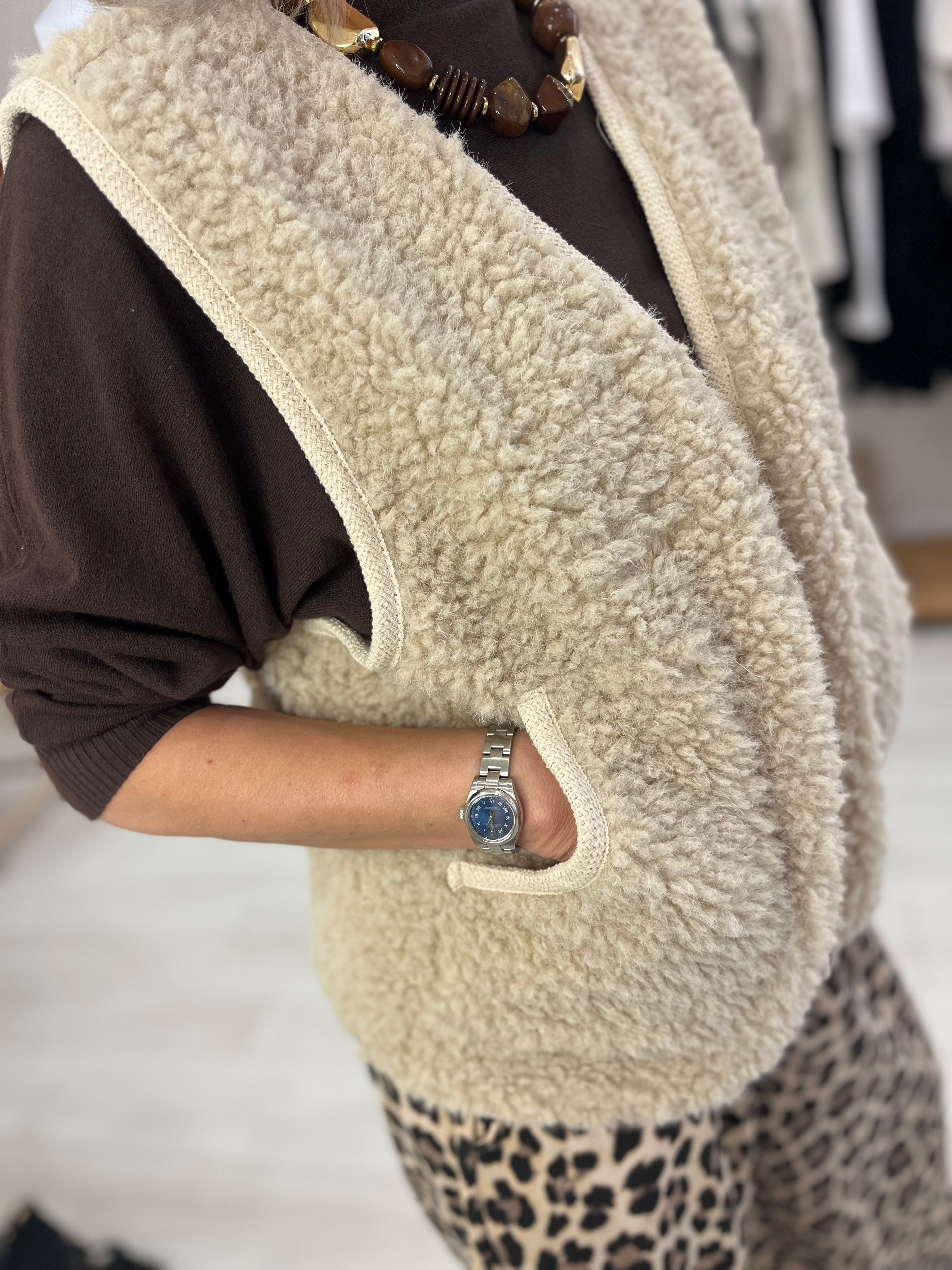 Belle Fur Waistcoat