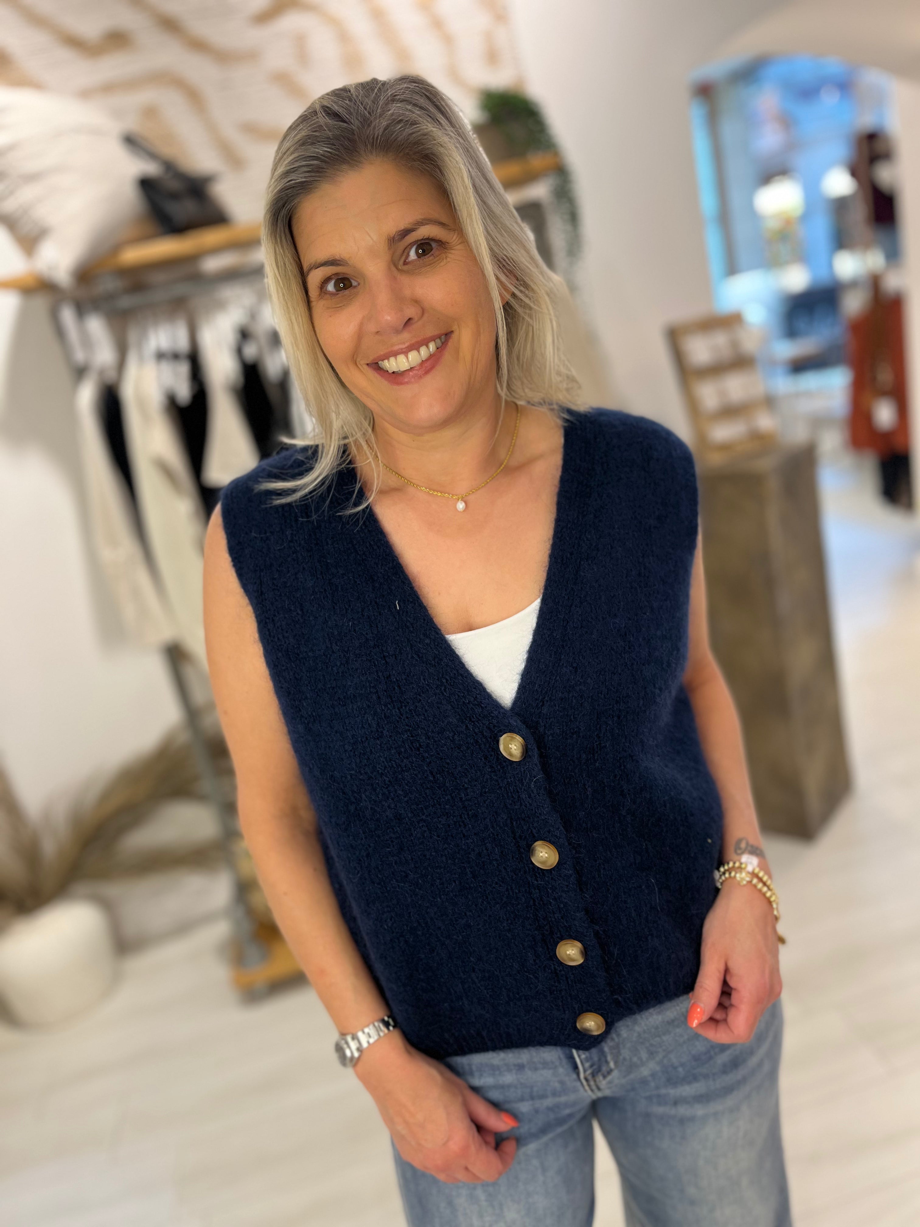 Sienna Button Front Waistcoat