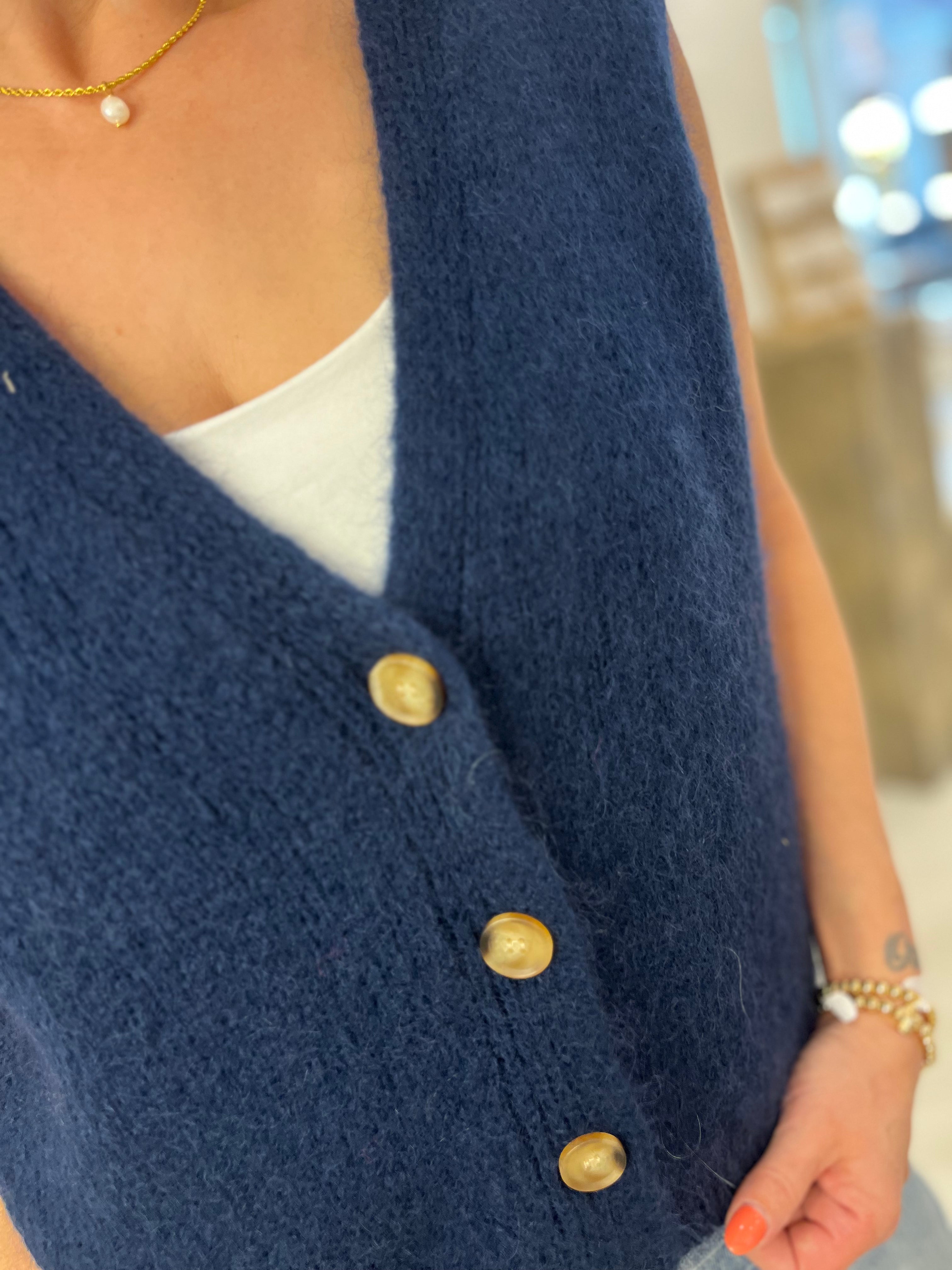Sienna Button Front Waistcoat