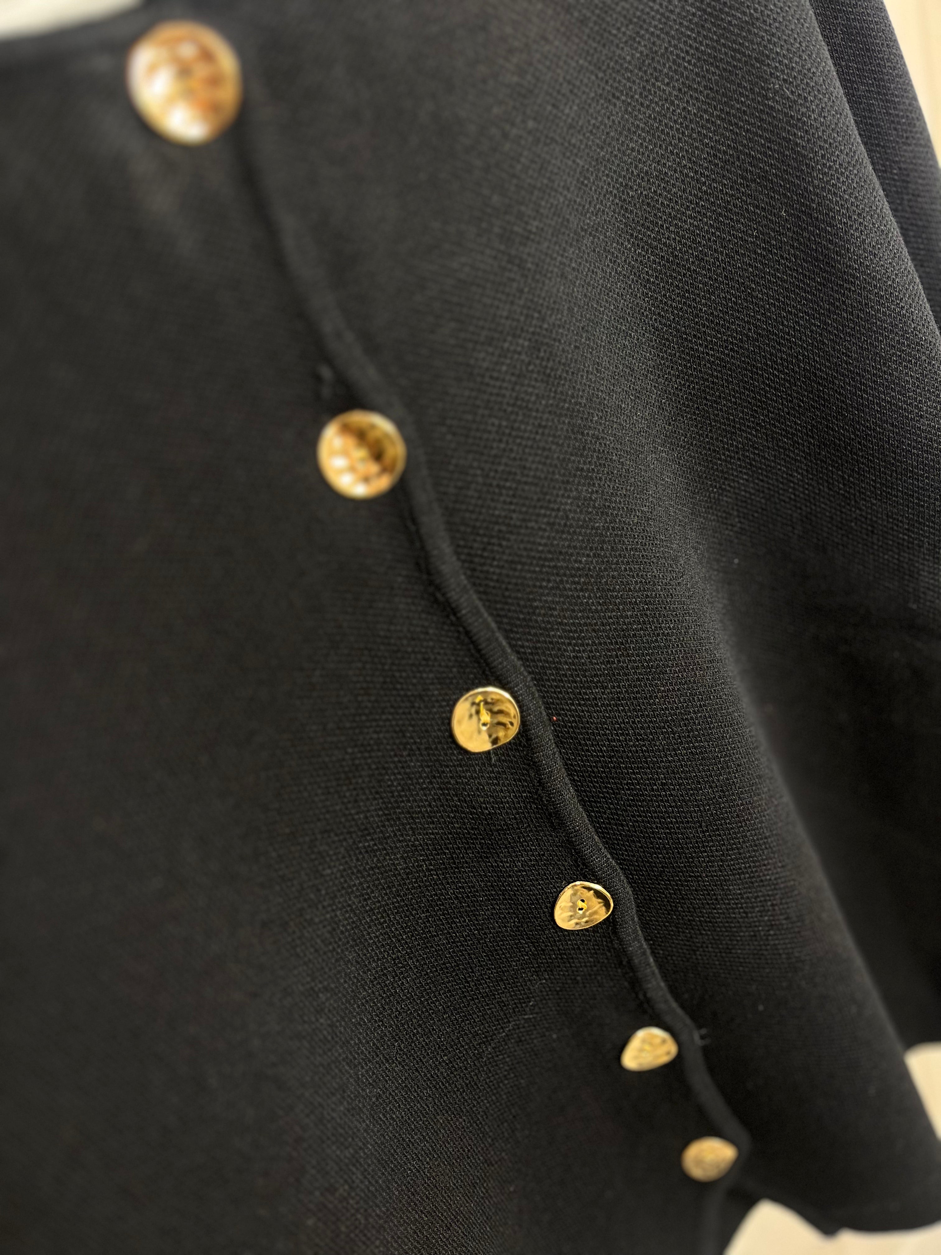 Tate Gold Button Cardigan