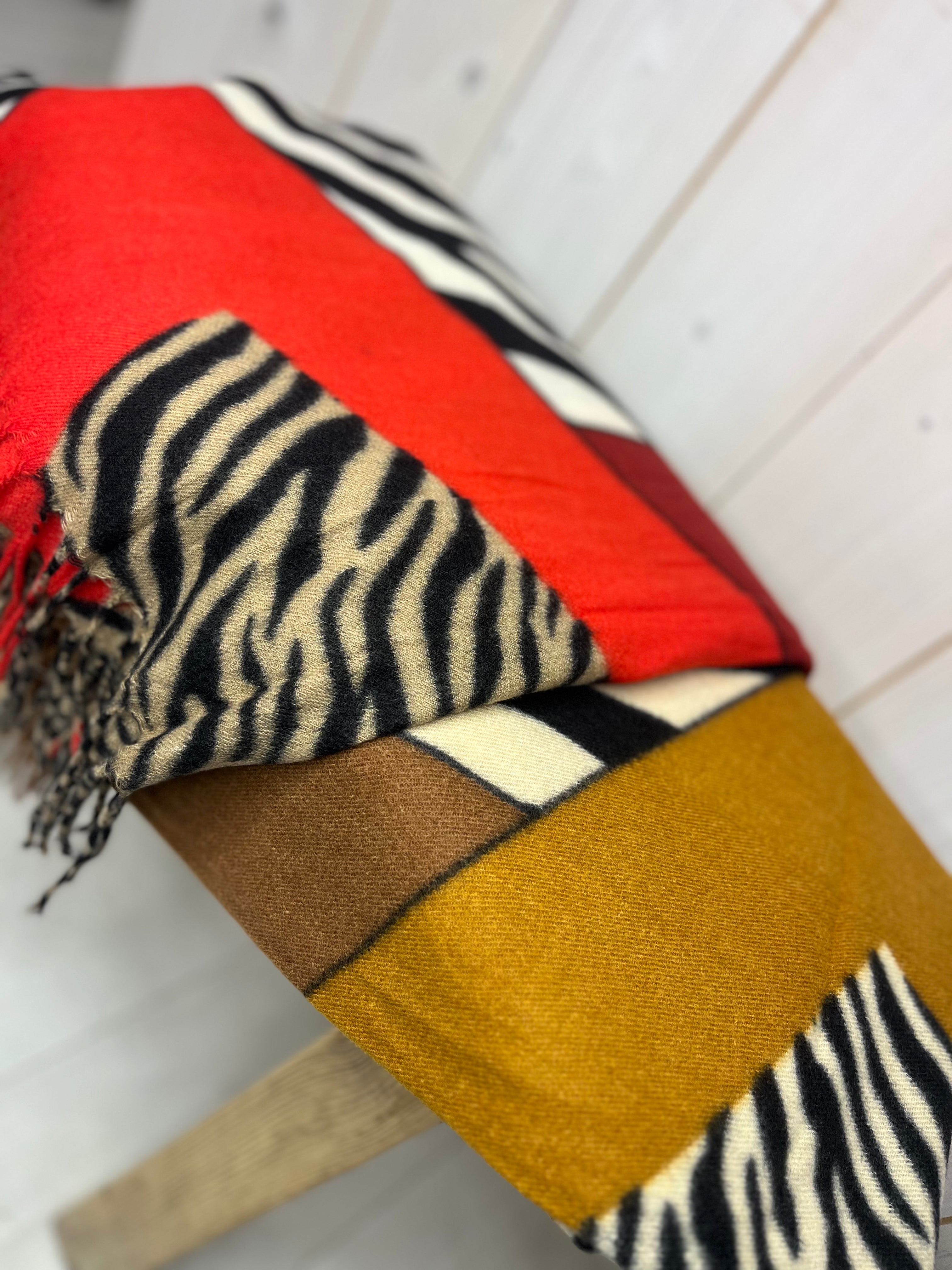 Zebra Mix Scarf