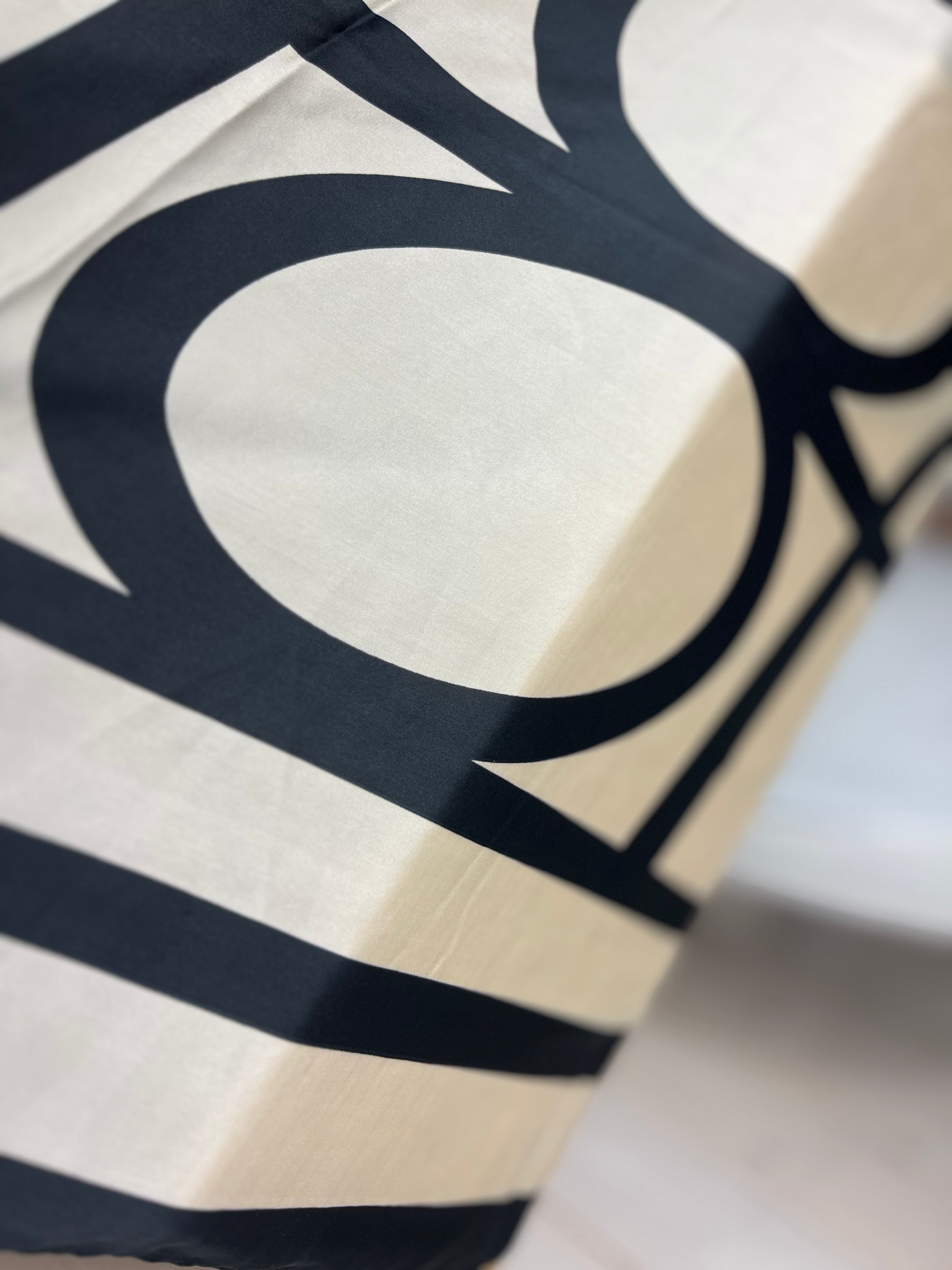 Monochrome Geometric Scarf