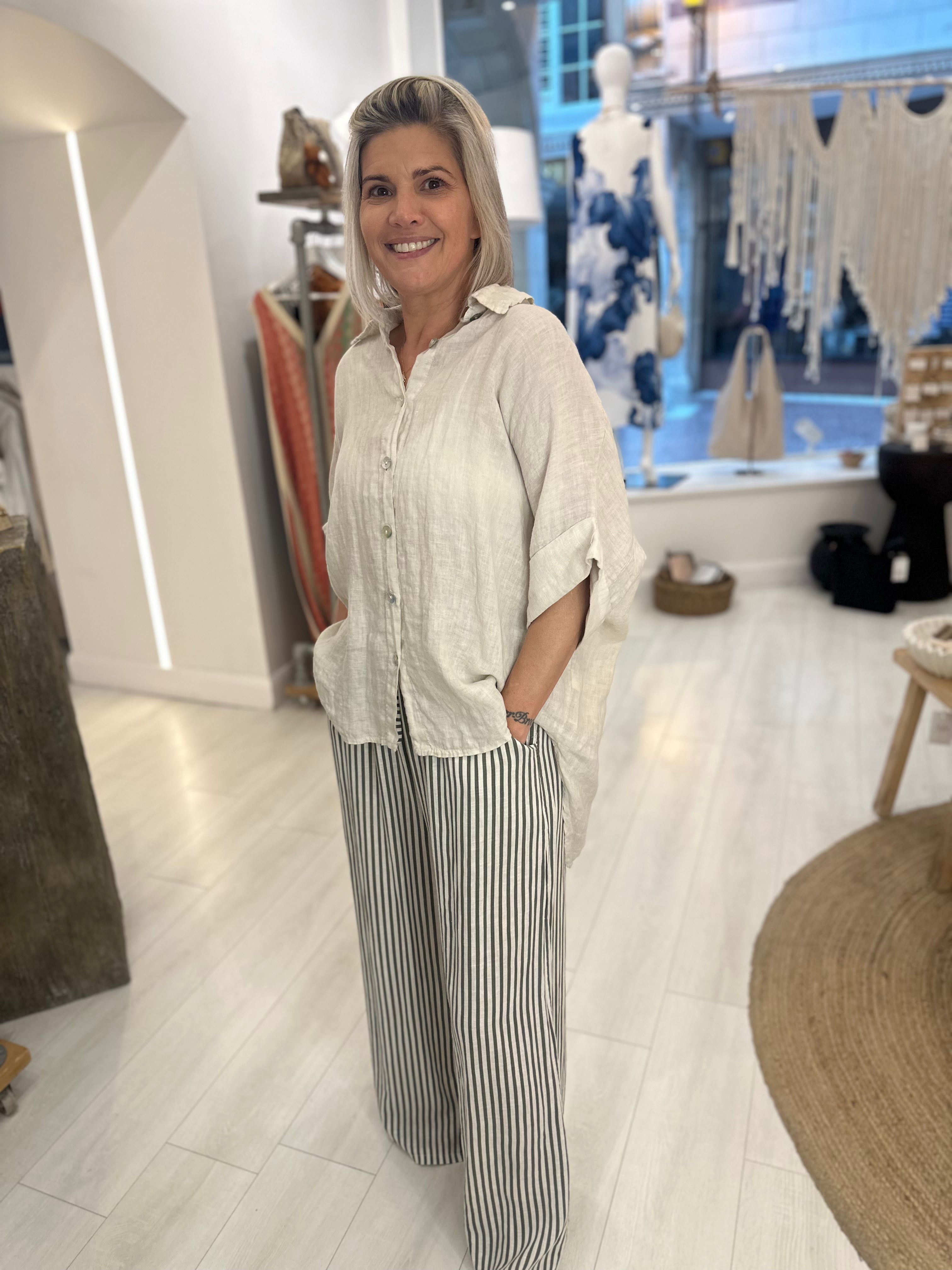 Stanley Stripe Trouser