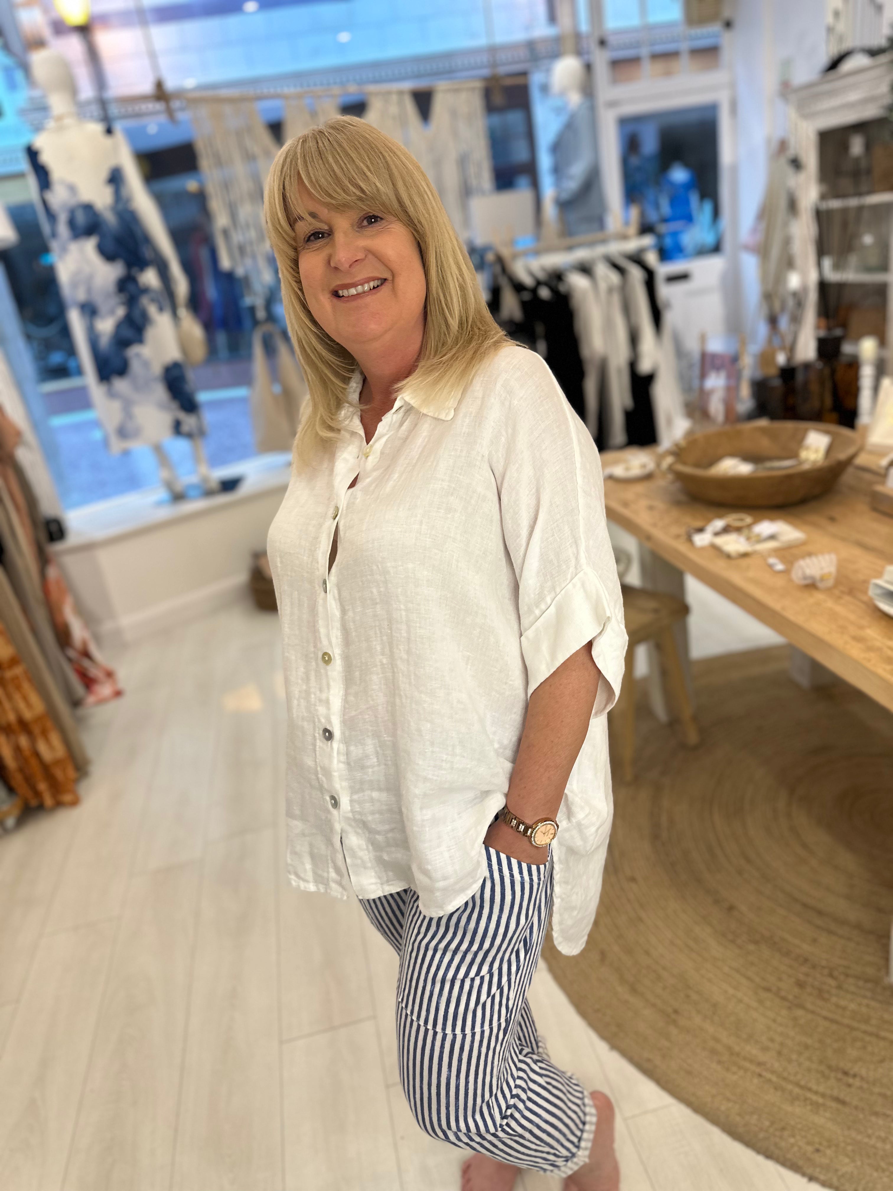 Feya Striped Trousers