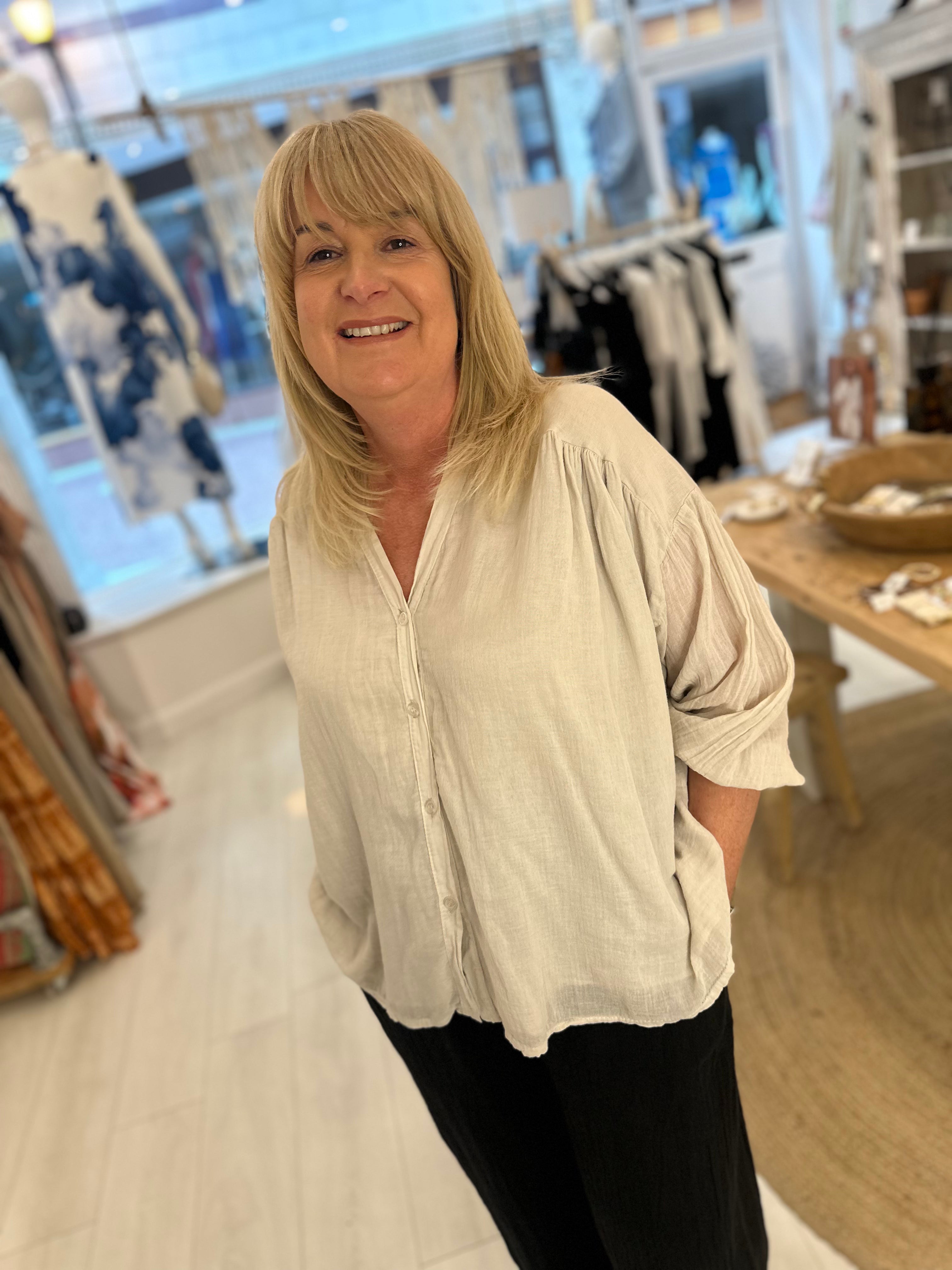 Poppy Cotton Blouse