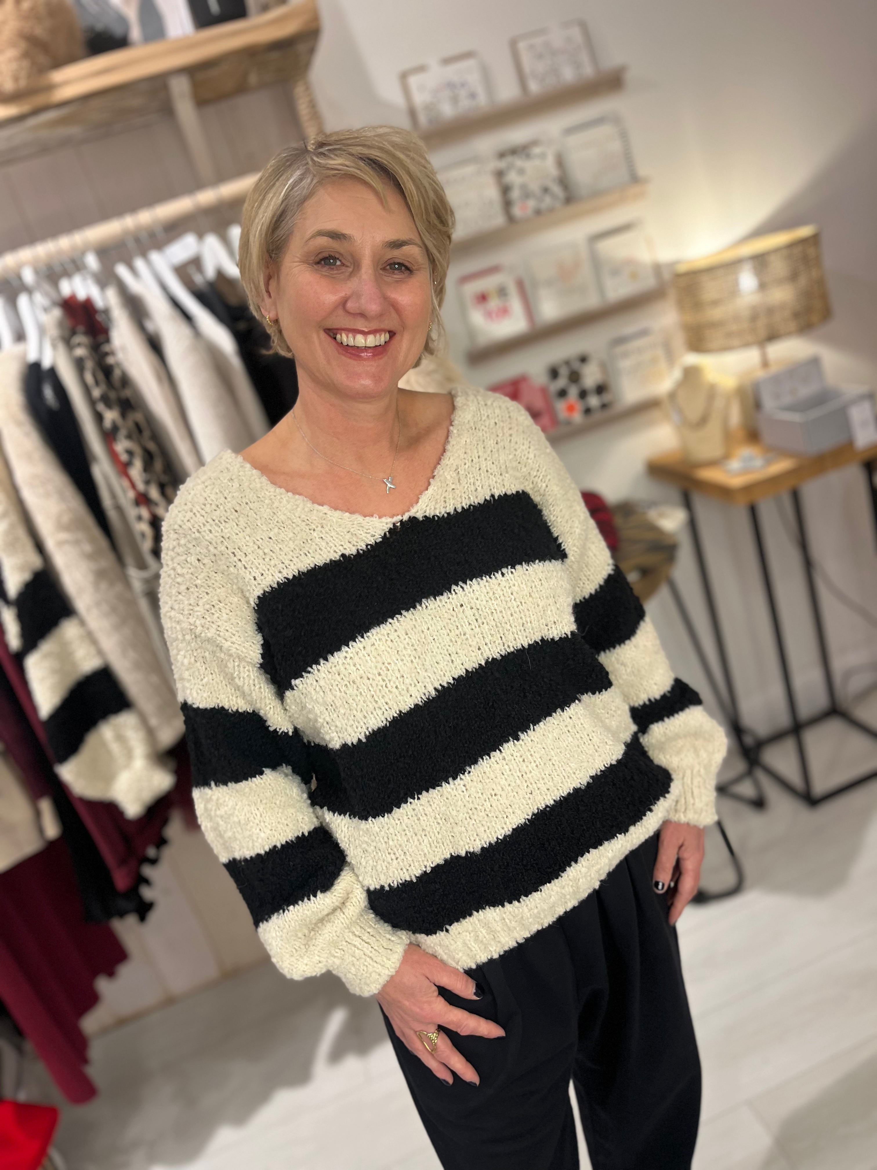 Claire Stripe Jumper