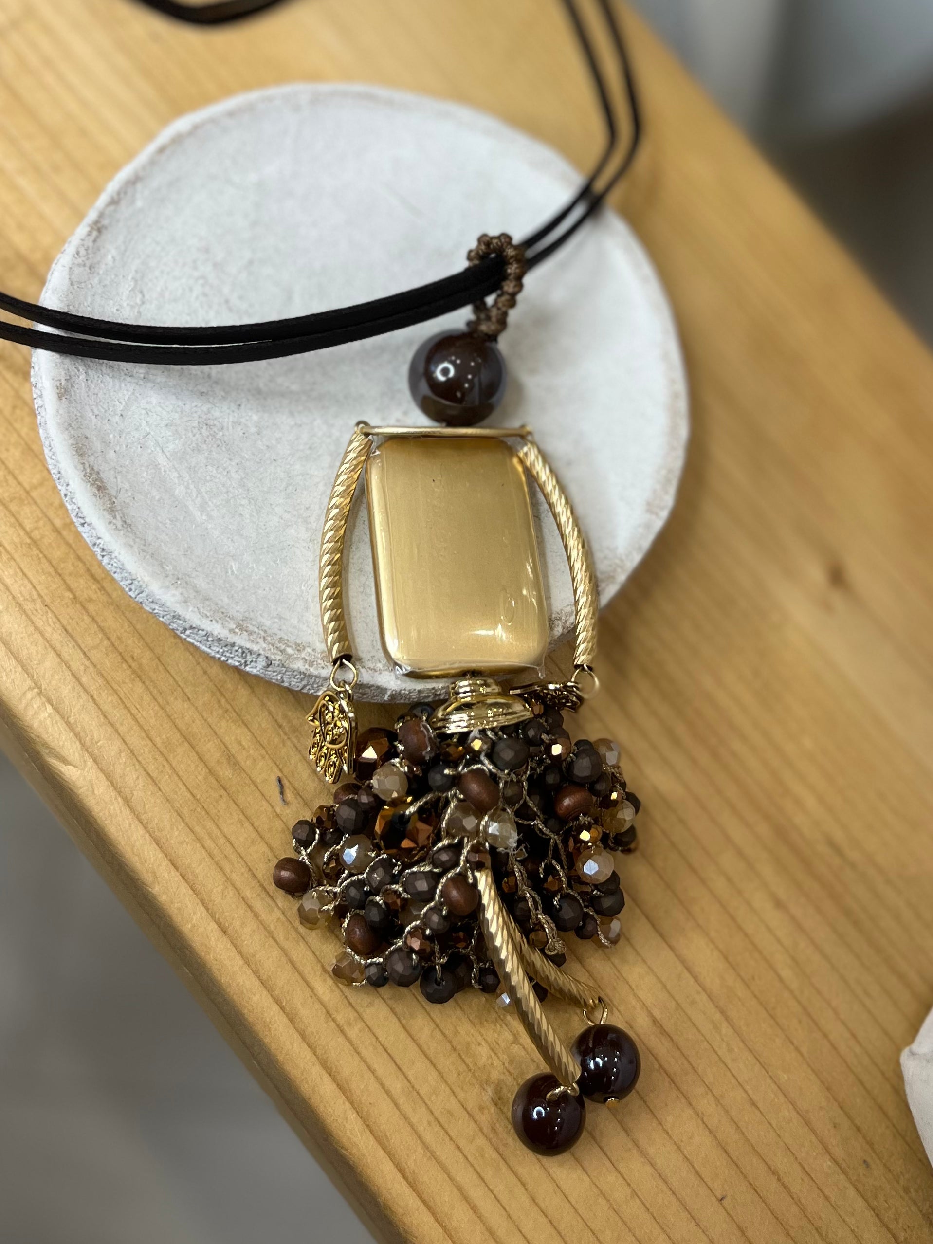 Golden Cascade Necklace