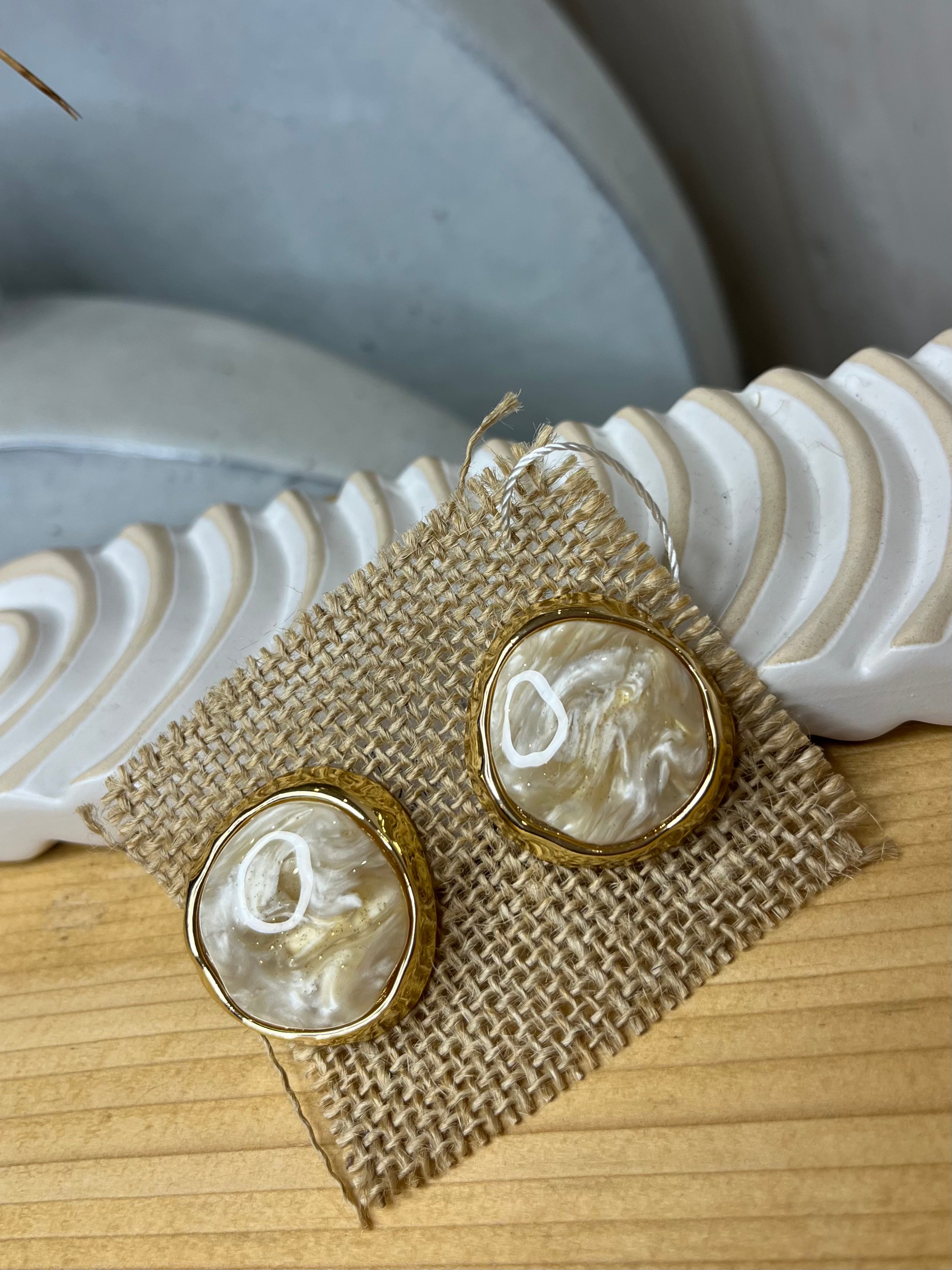 Luna Disc Earrings