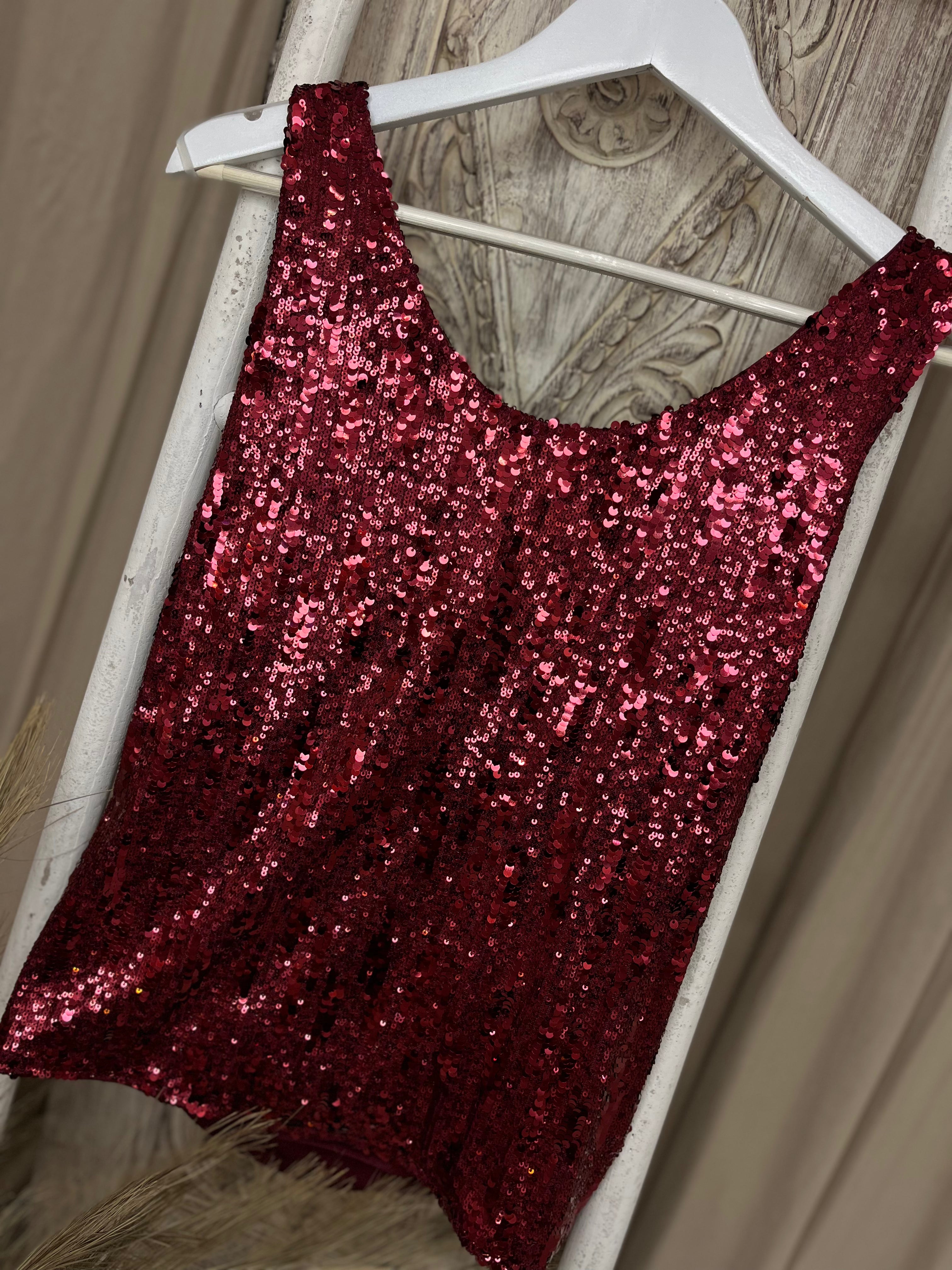 Tallulah Sequin Vest