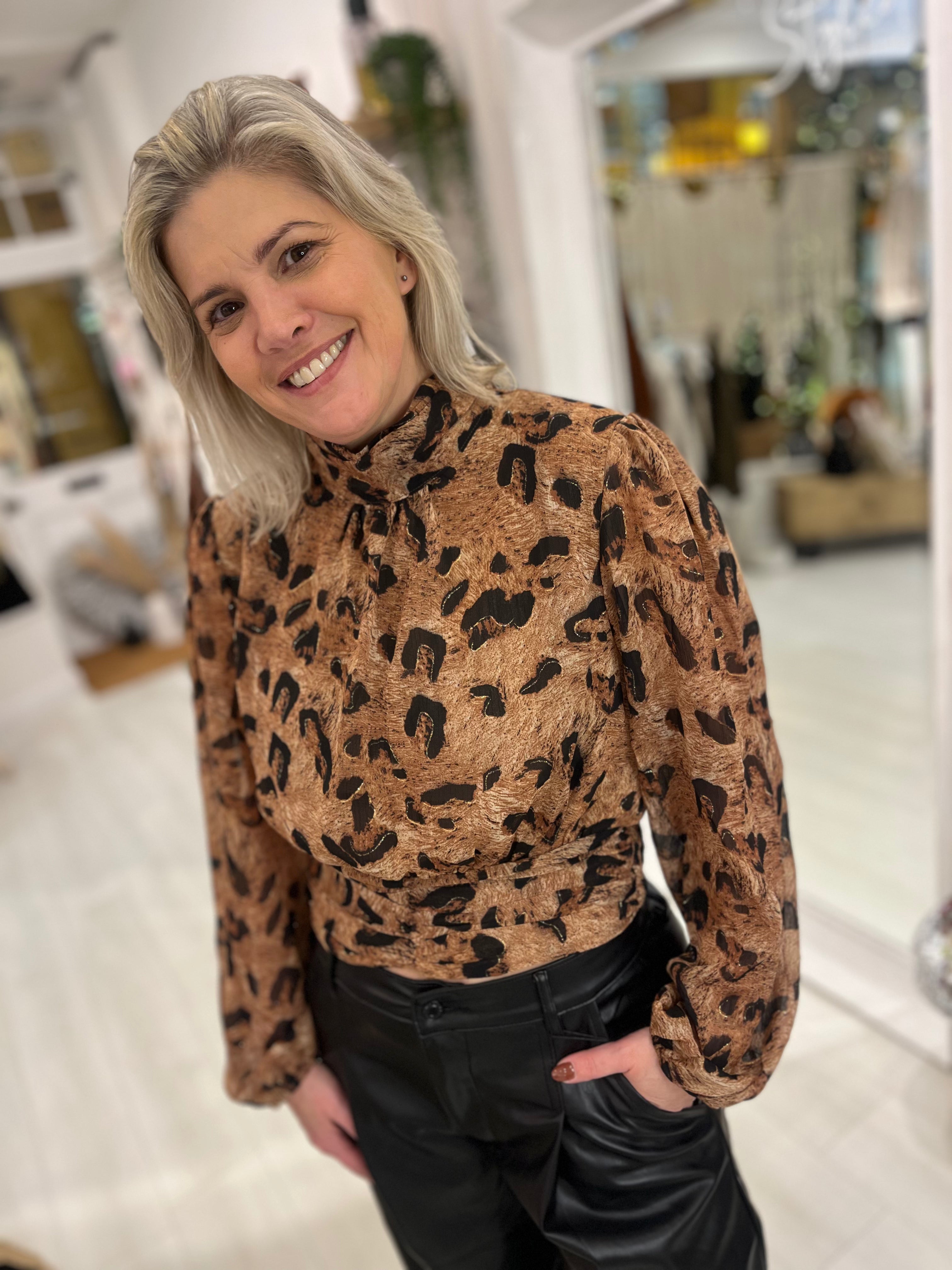 Lotty Leopard Top