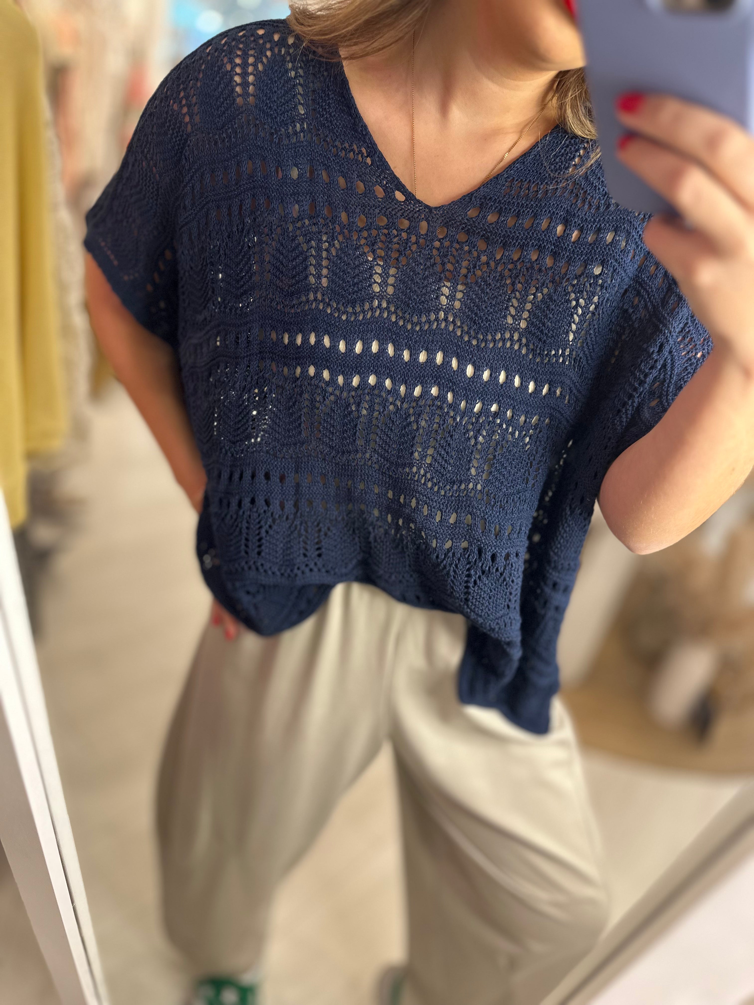 Charlotte Crochet Top