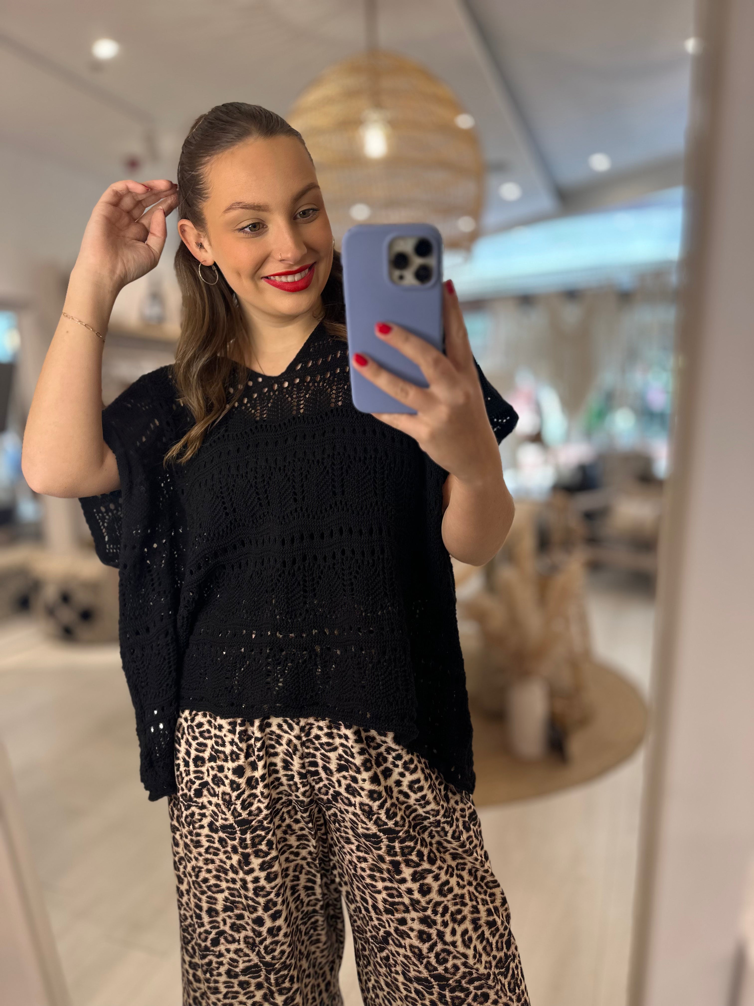 Charlotte Crochet Top