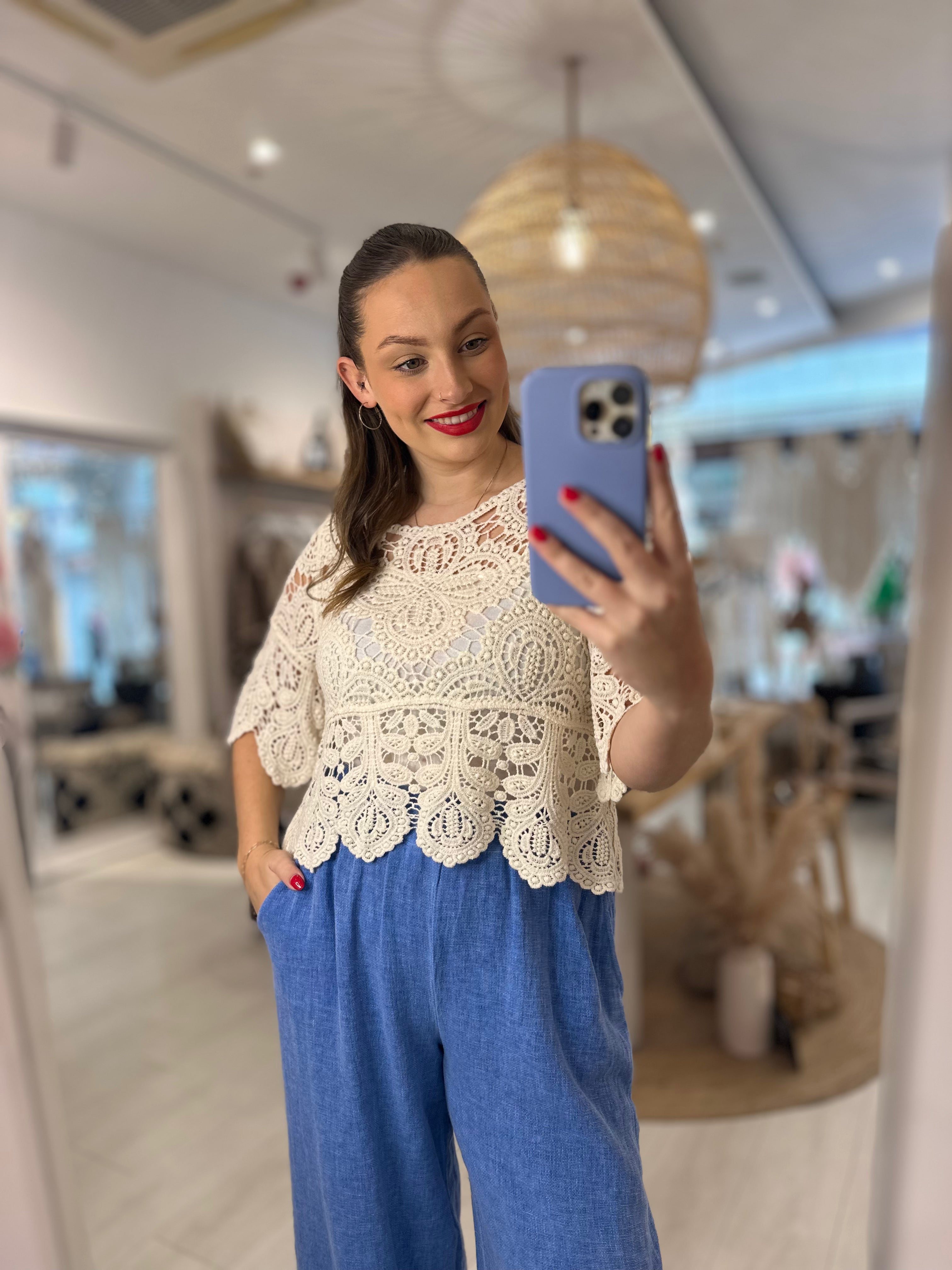 Cora Crochet Top